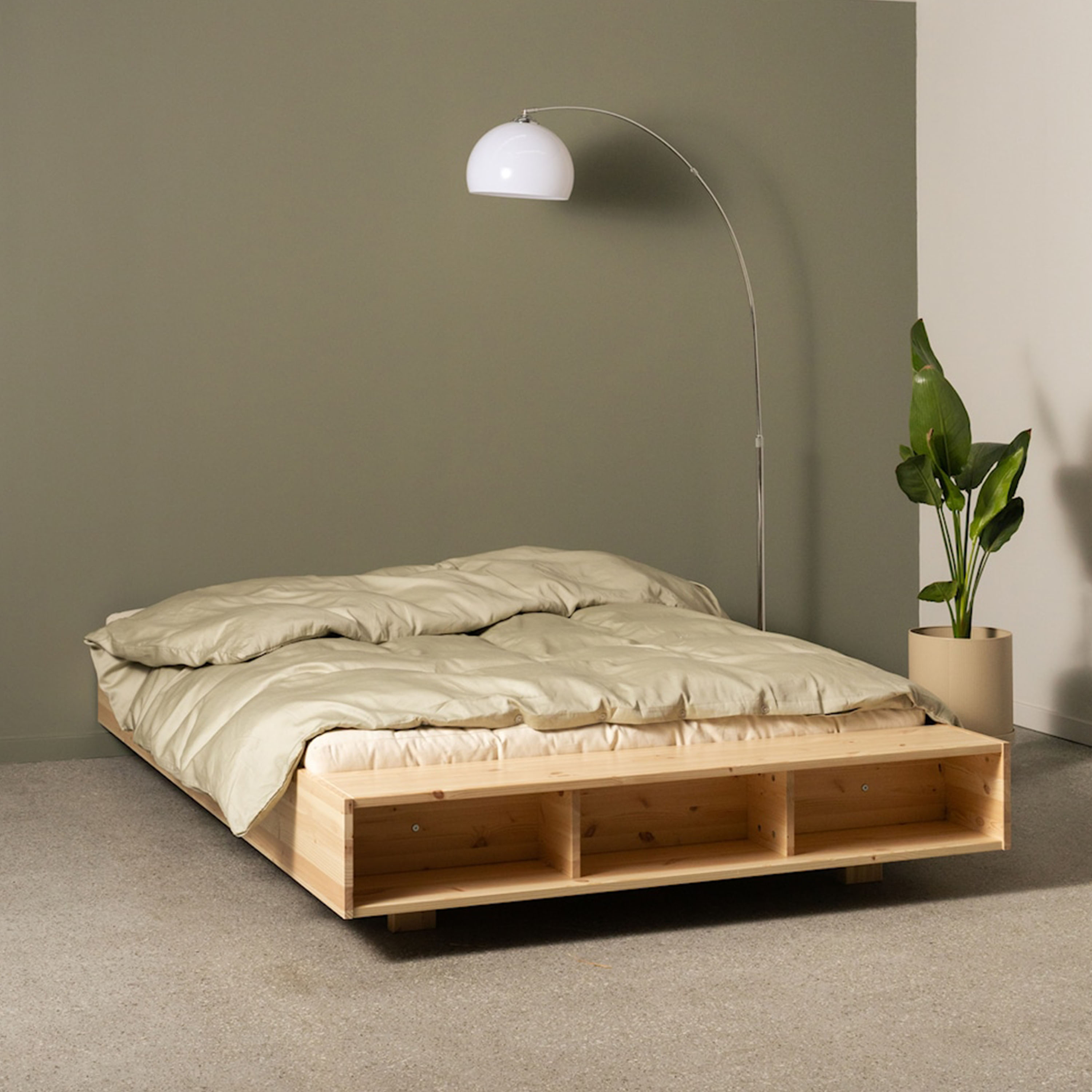 Karup Design Merge Sängyn runko Raw 140x200