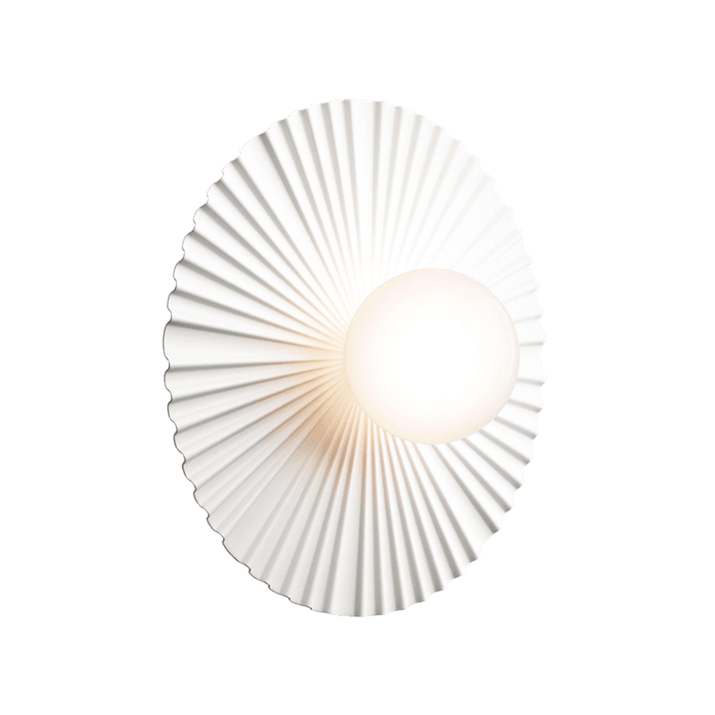 Nuura Liila Muuse Vägg/Taklampa White/Opal Ø42