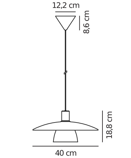 Nordlux Verona Deckenlampe Schwarz