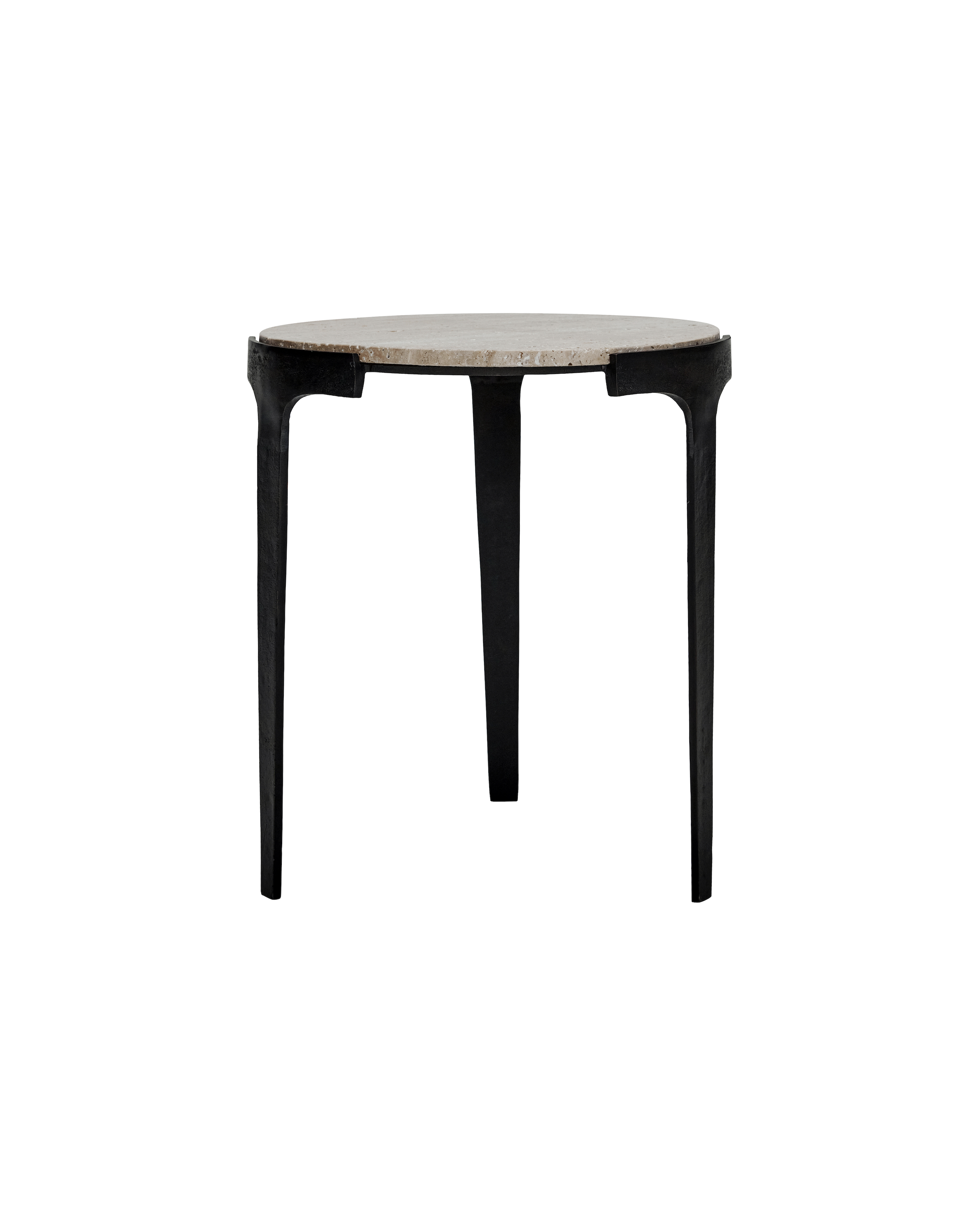 House Doctor Fula Sidobord Beige Ø45