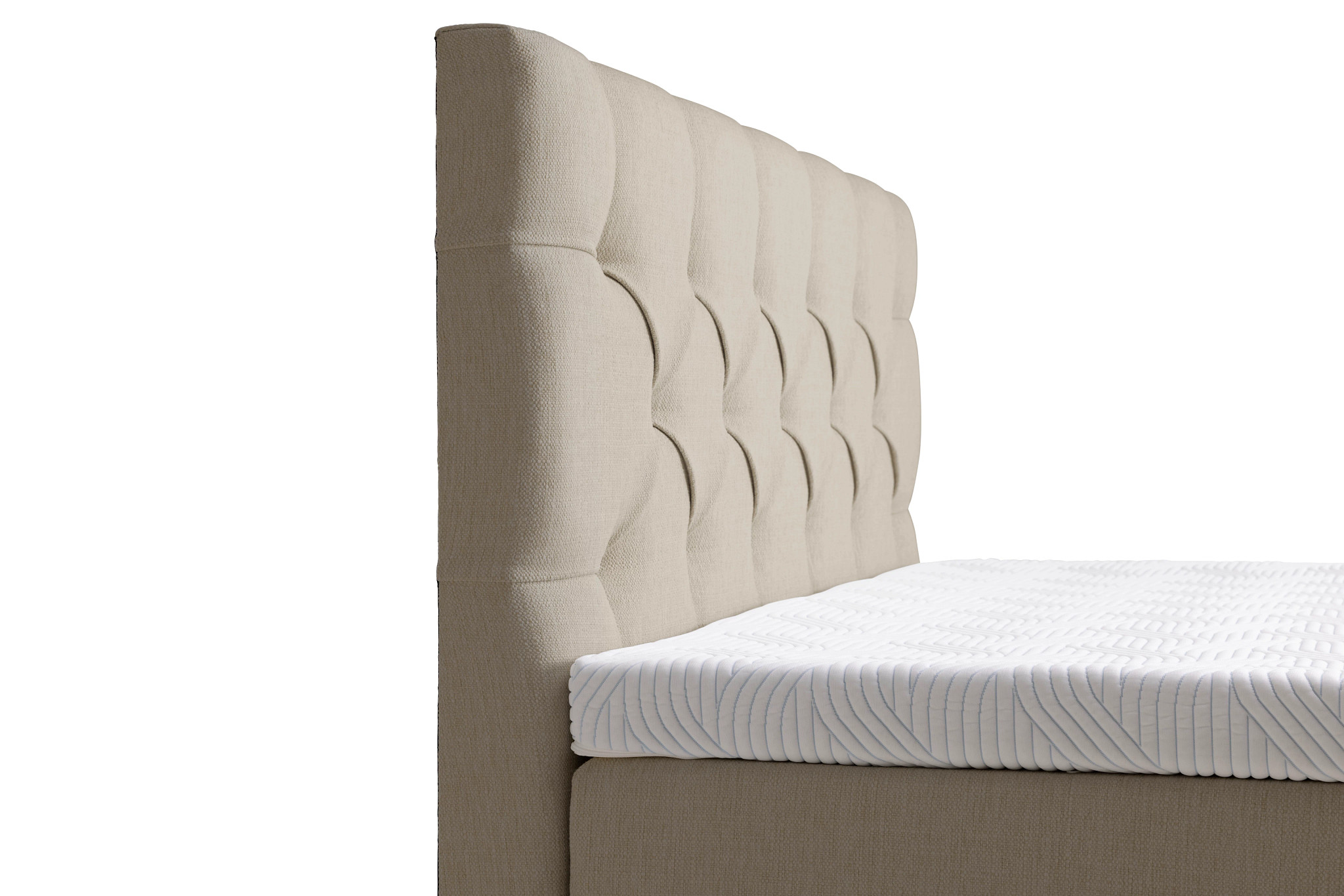 Tempur Promise Stitch Sänggavel Warm Grey 90x128