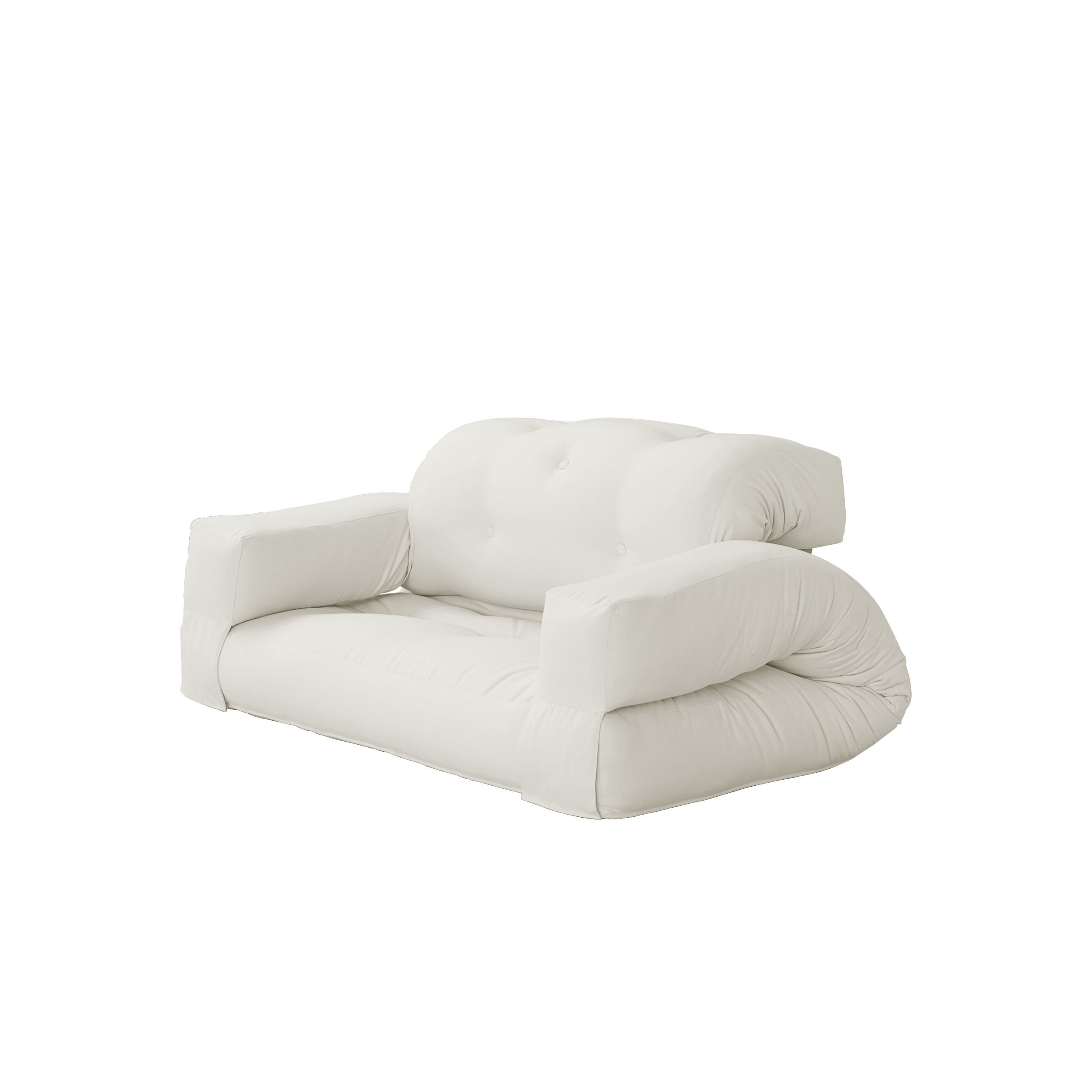 Karup Design - Hippo Outdoor-Tagesbett Weiß 140cm - Outdoor Sitzpuff