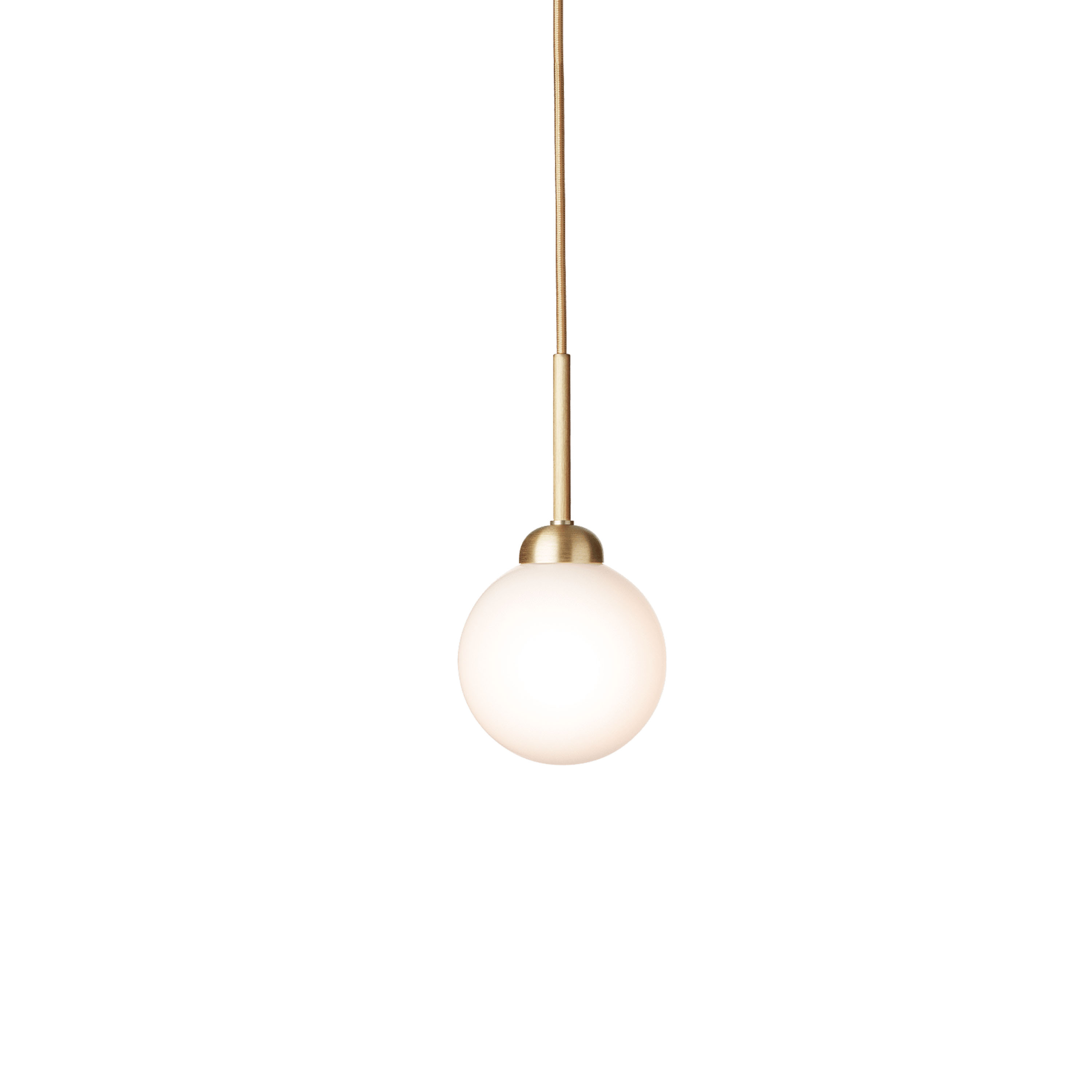 Nuura Apiales 1 Taklampa Brushed Brass/Opal