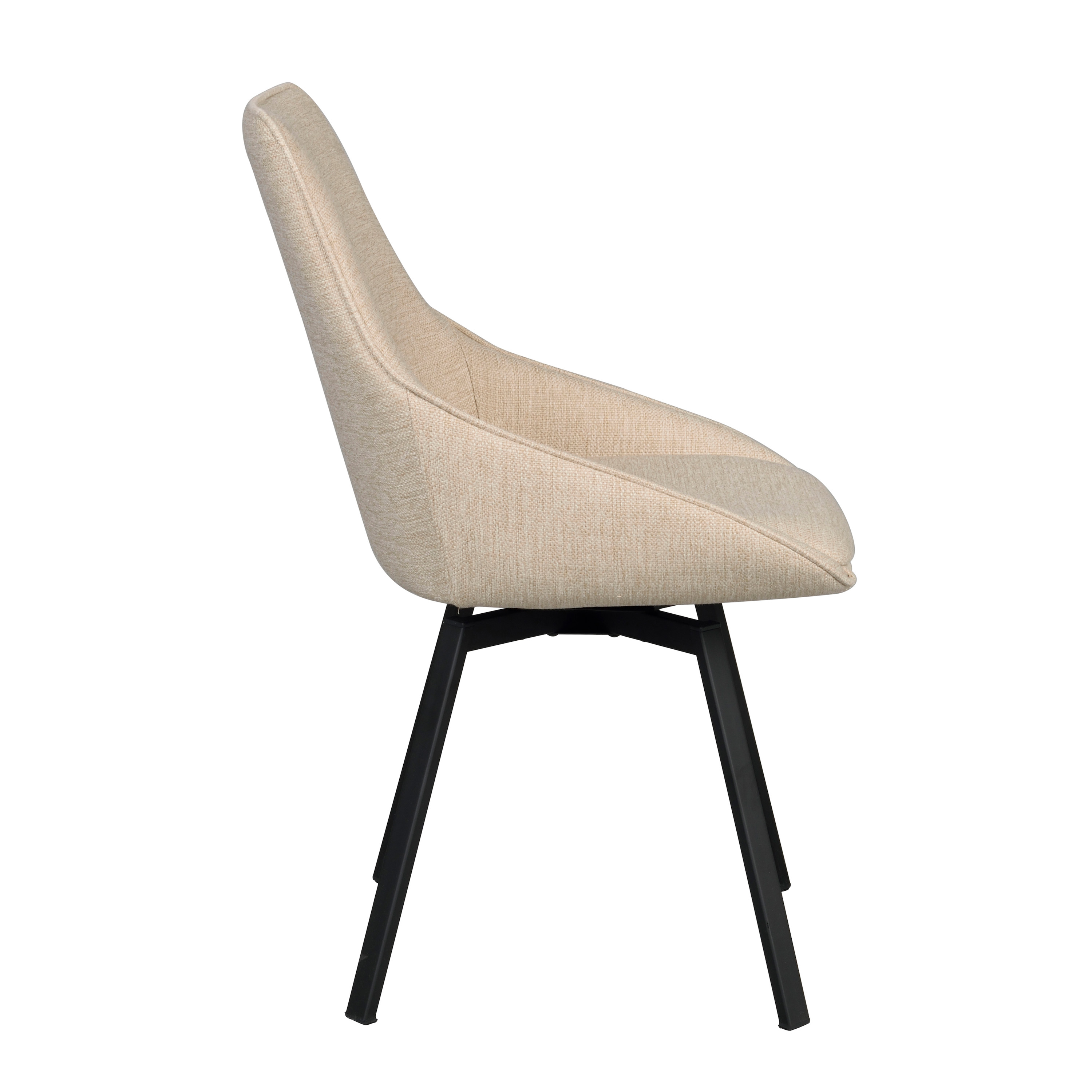 Rowico Home Alison Esszimmerstuhl Hellbeige/Schwarz