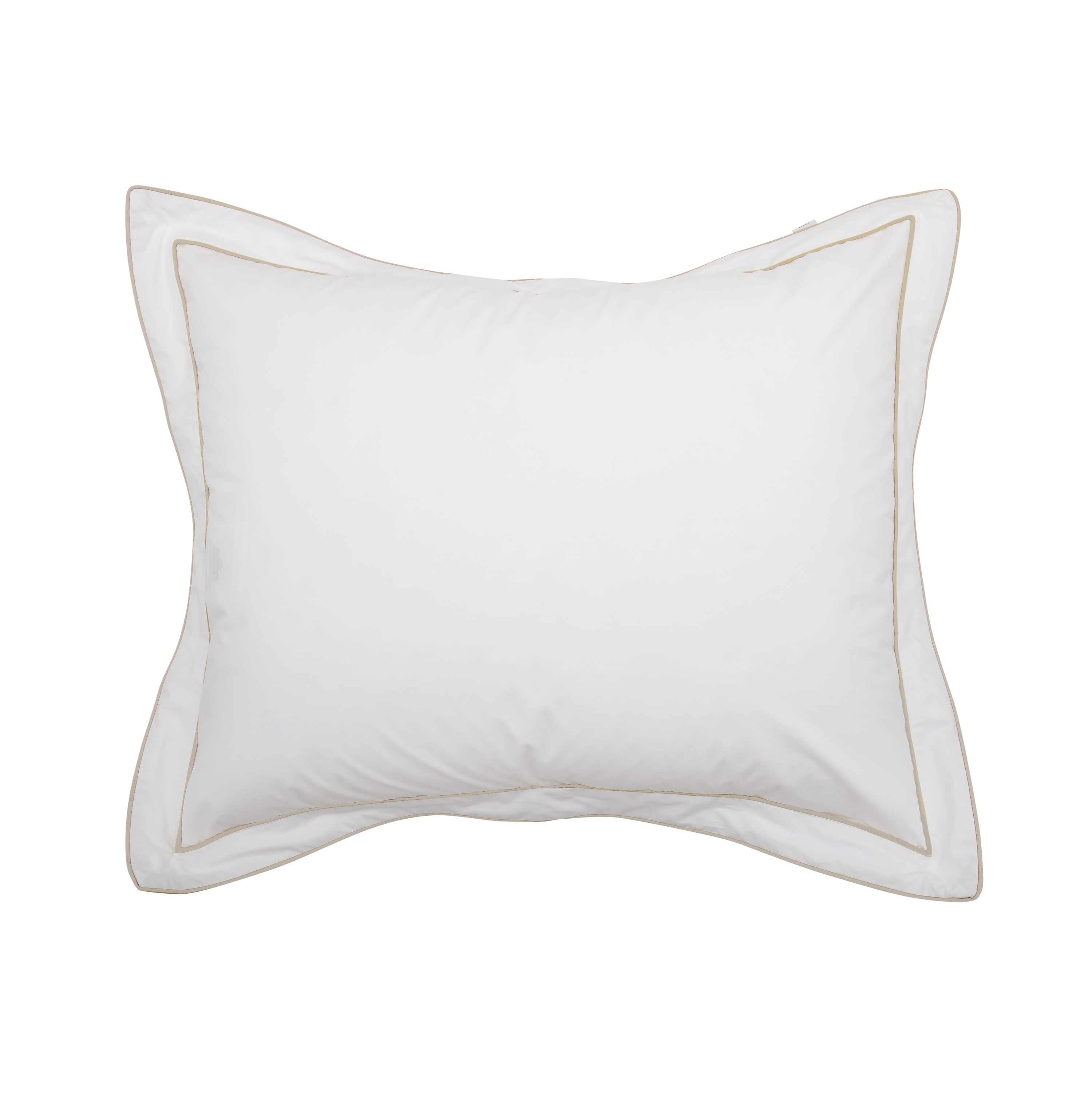 Mille Notti - Allegro Örngott EKO Vit/Beige 50x60