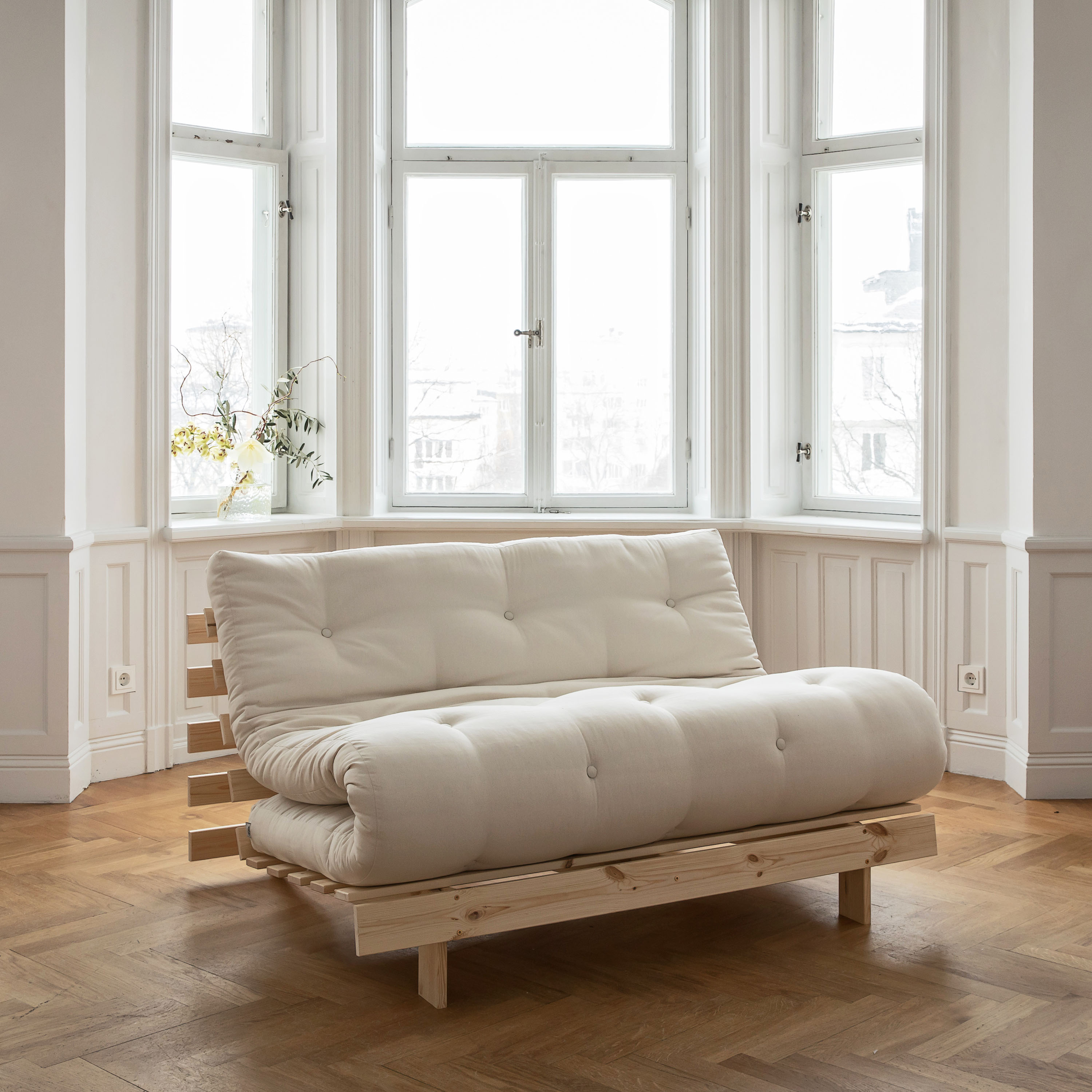 Karup Design Roots Vuodesohva Luonnollinen/Natural 140 cm