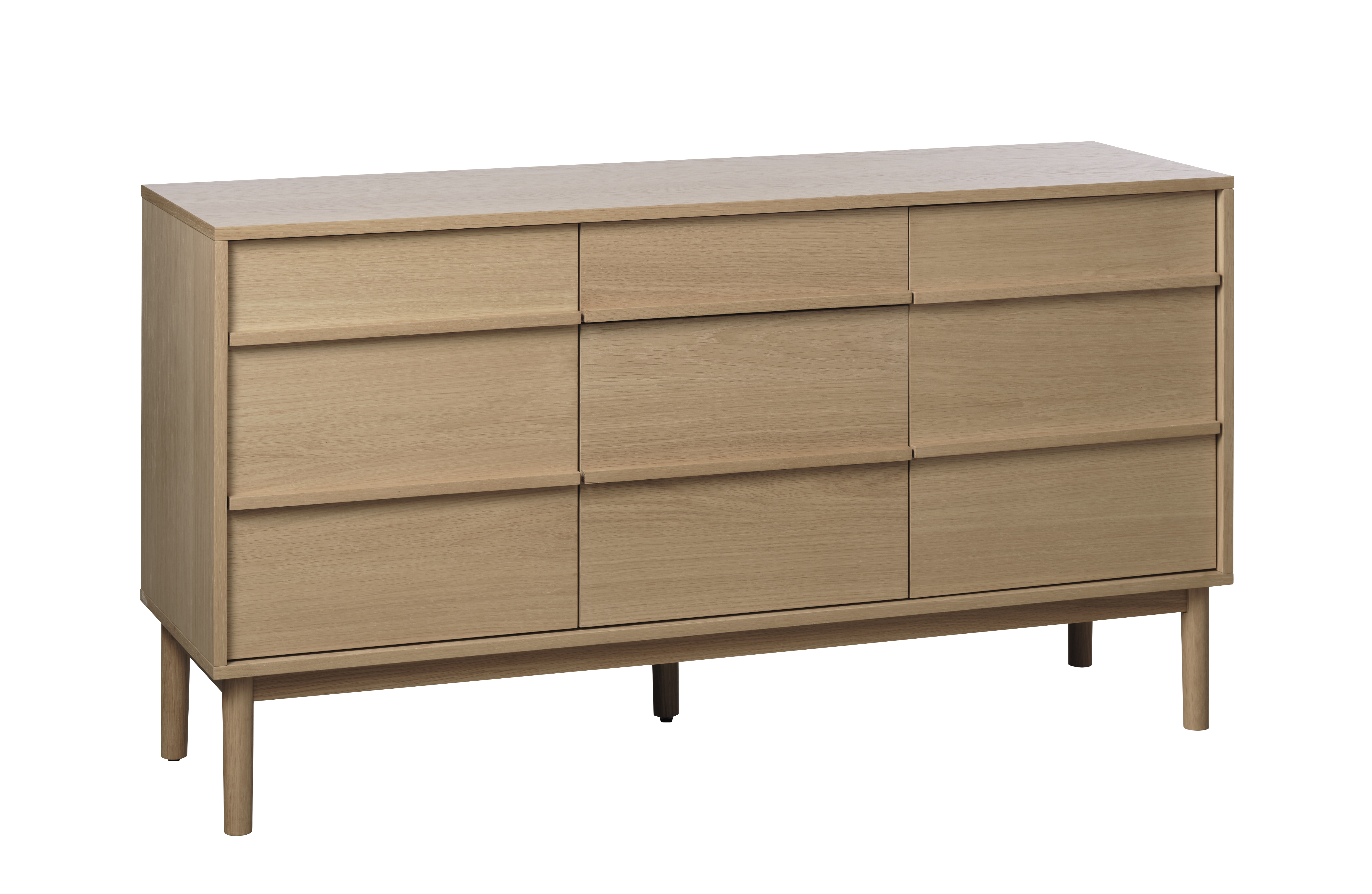 Nordic Home Andrea Sideboard Natural Oak 140cm