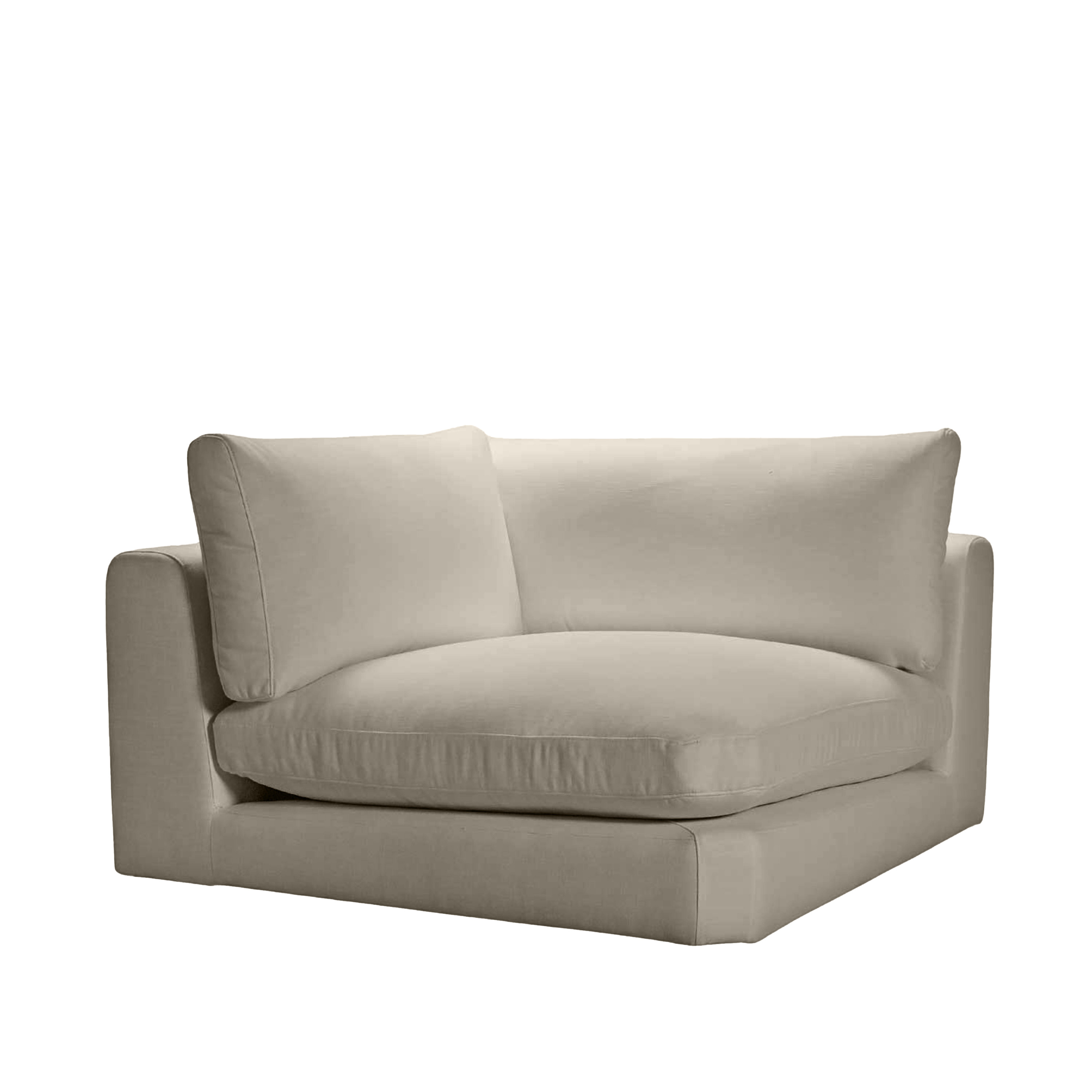 Capri Hörnmodul Taupe 115x115