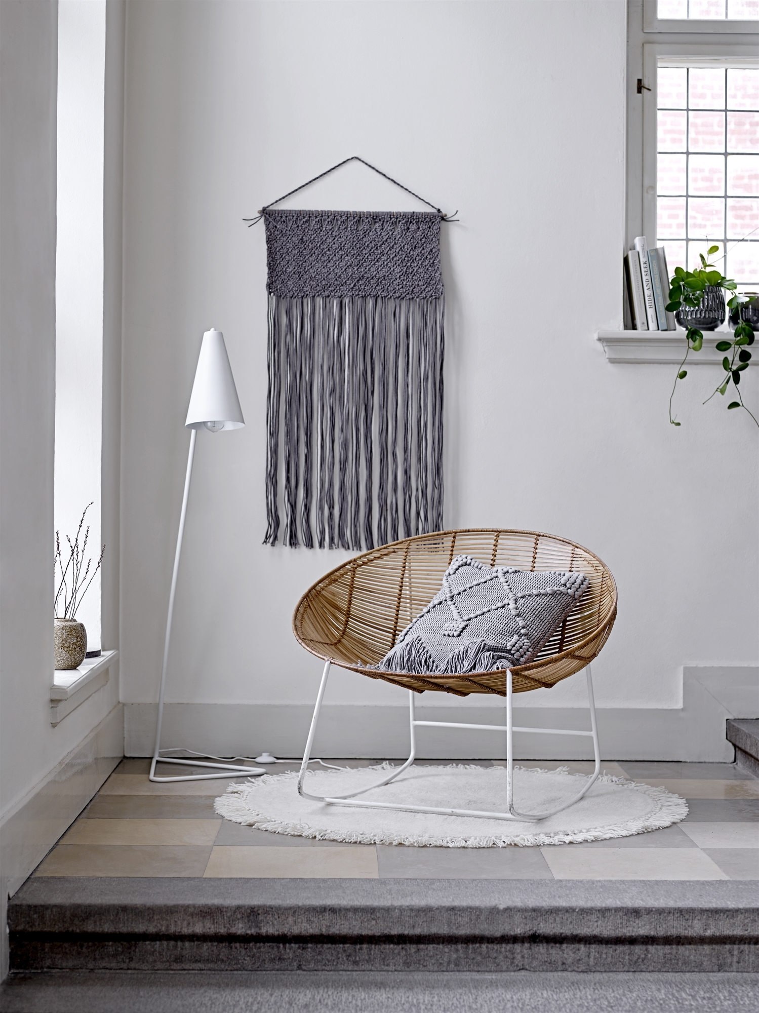 Bloomingville Sabrina Pyöreä Villamatto Ø110