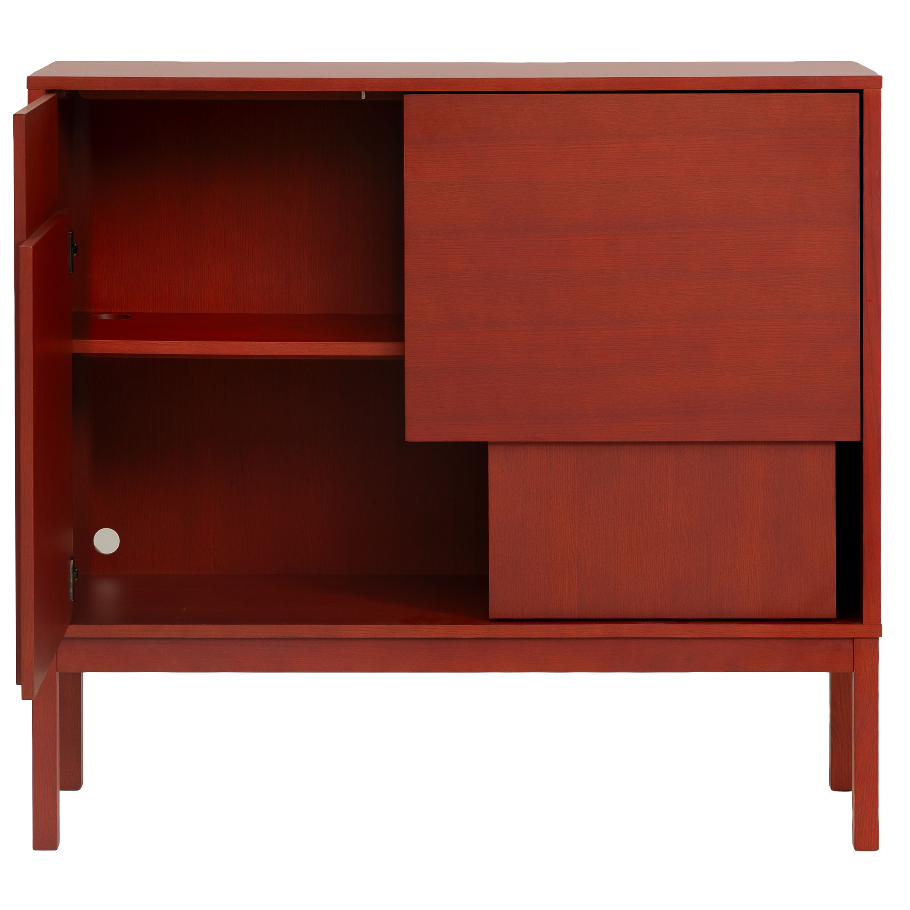 Design House Stockholm Layer Sideboard Red 110x120