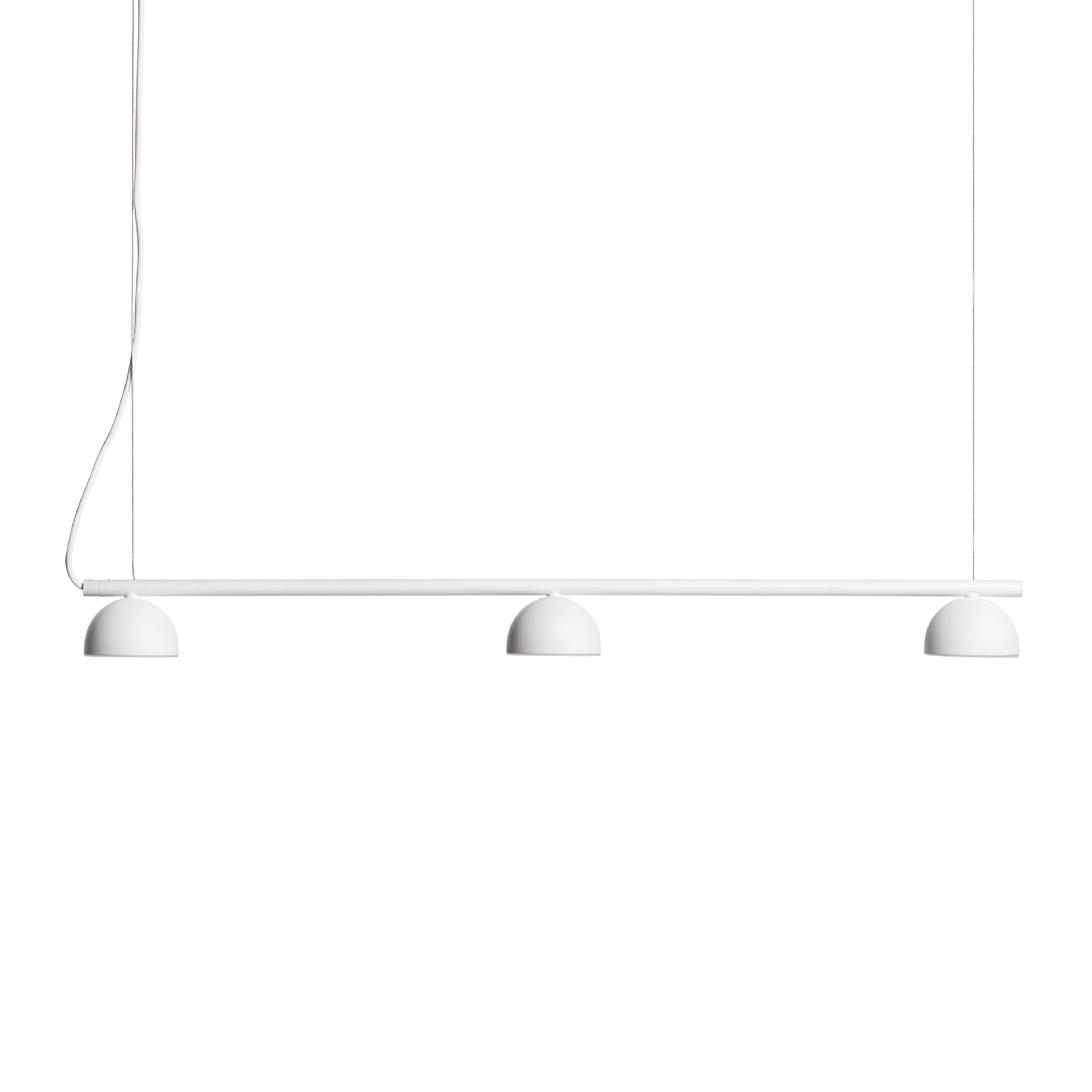 Blush Rail 3 Taklampa White Matt