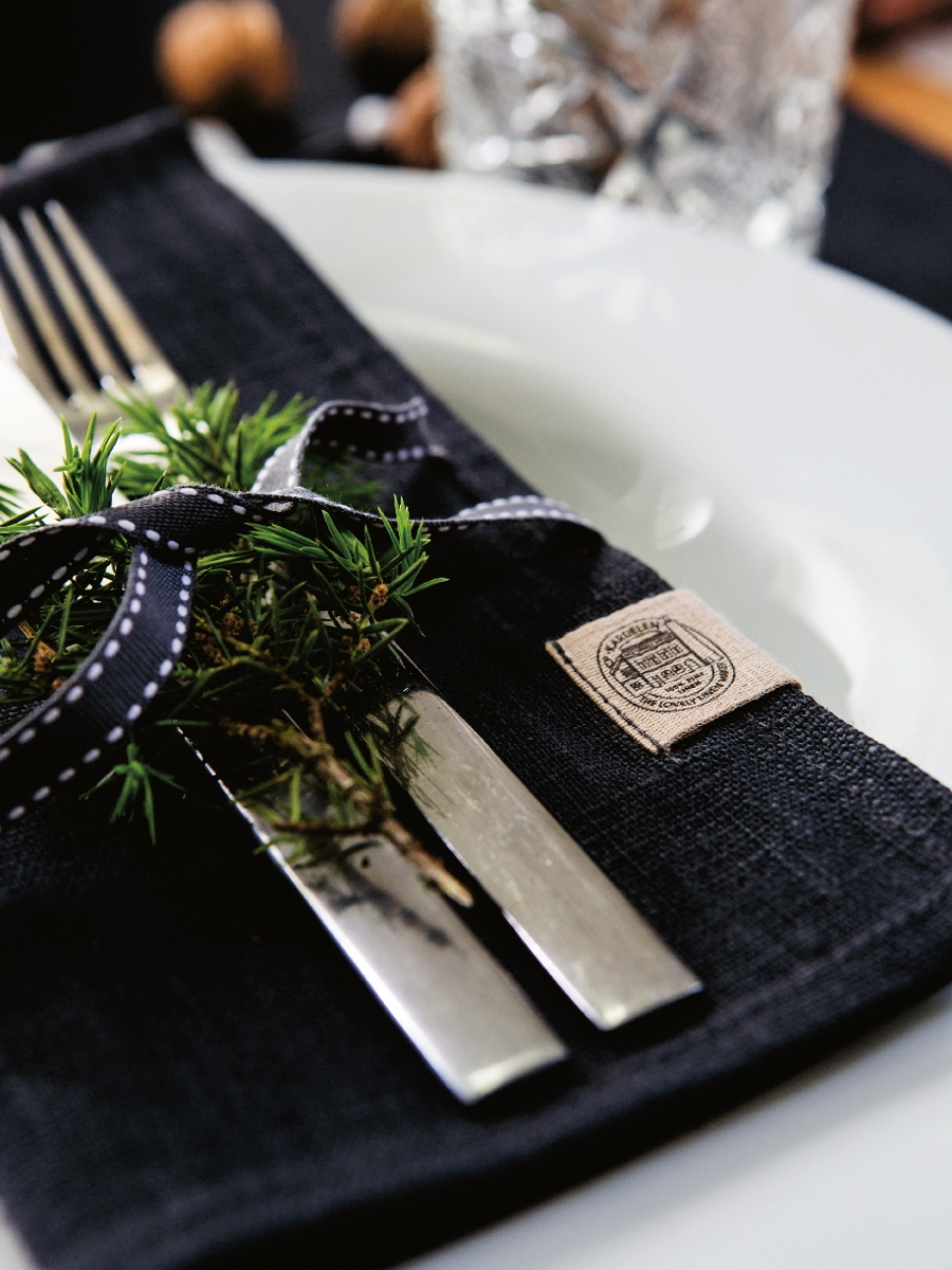 Lovely Linen Classic Servett Linne Graphite 4-Pack