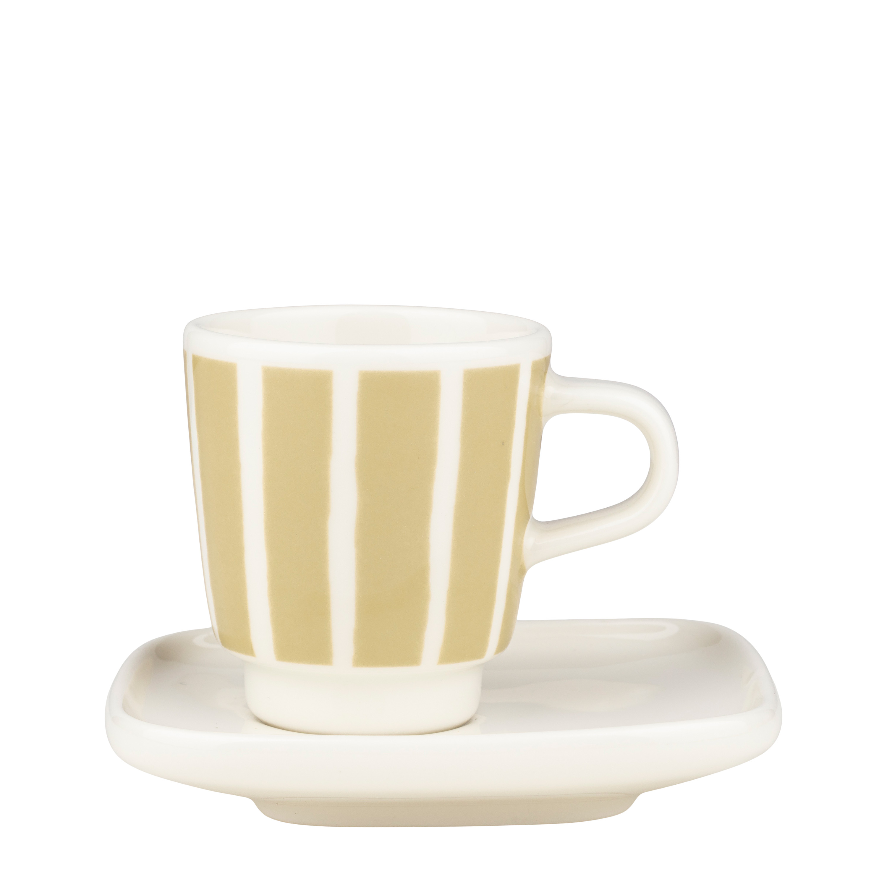 Oiva Piccolo Espresso Kopp med Fat White/Sand