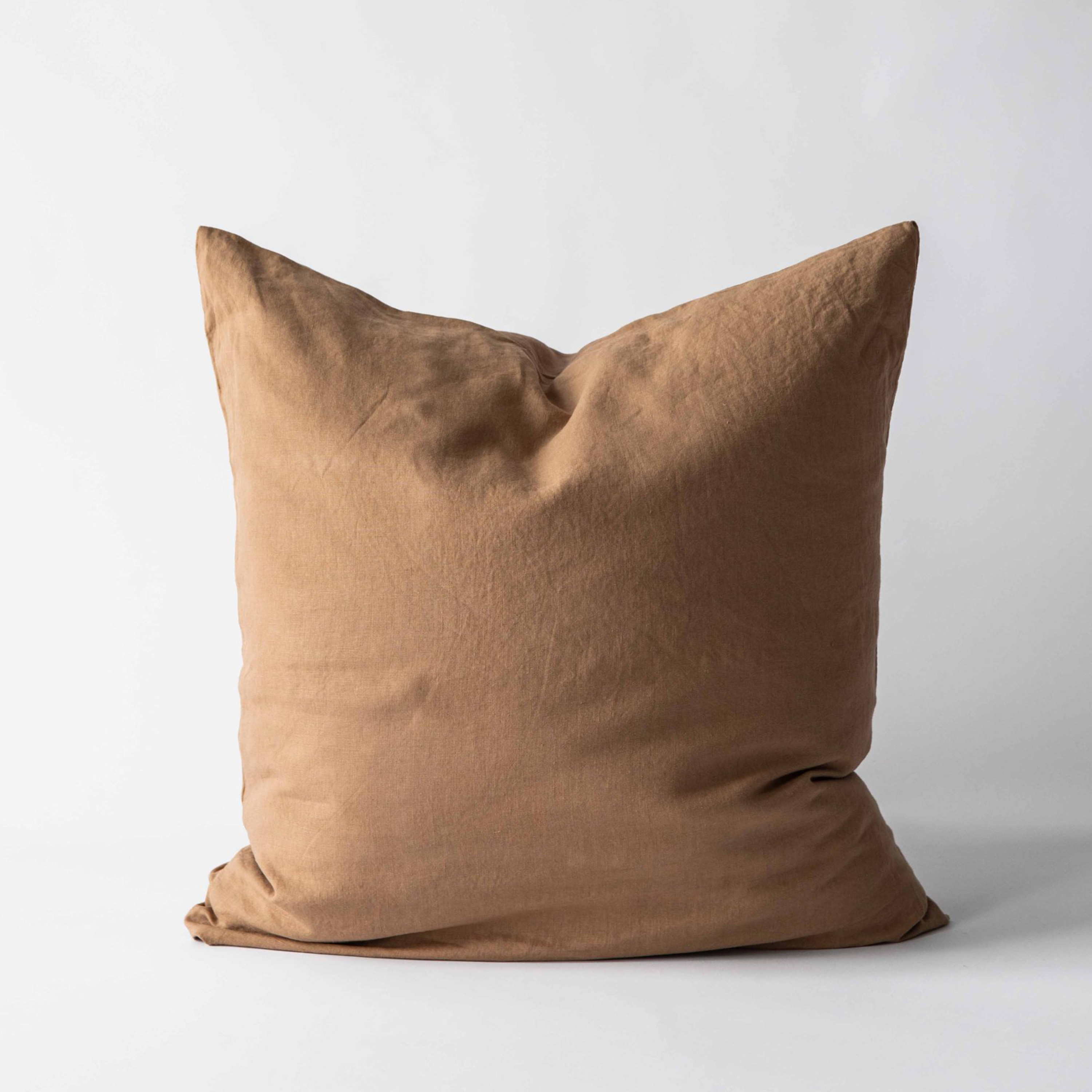 Tell me more Kuddfodral/Örngott Linne Hazelnut 65x65