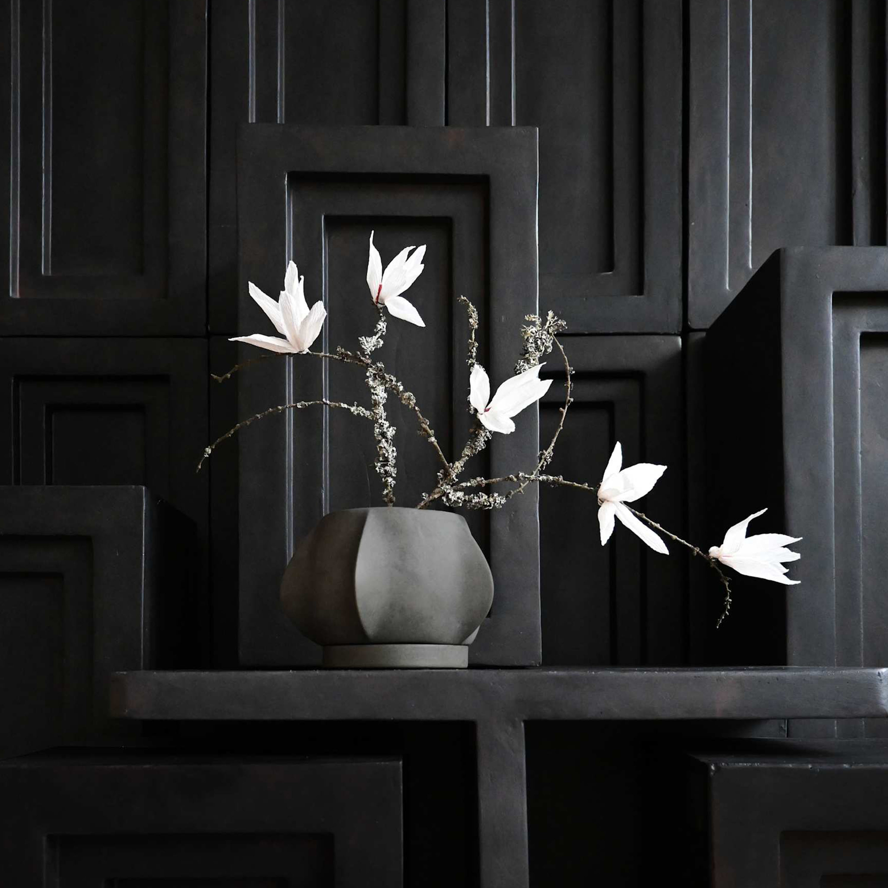 101 Copenhagen Arket Blumentopf Dunkelgrau Petit