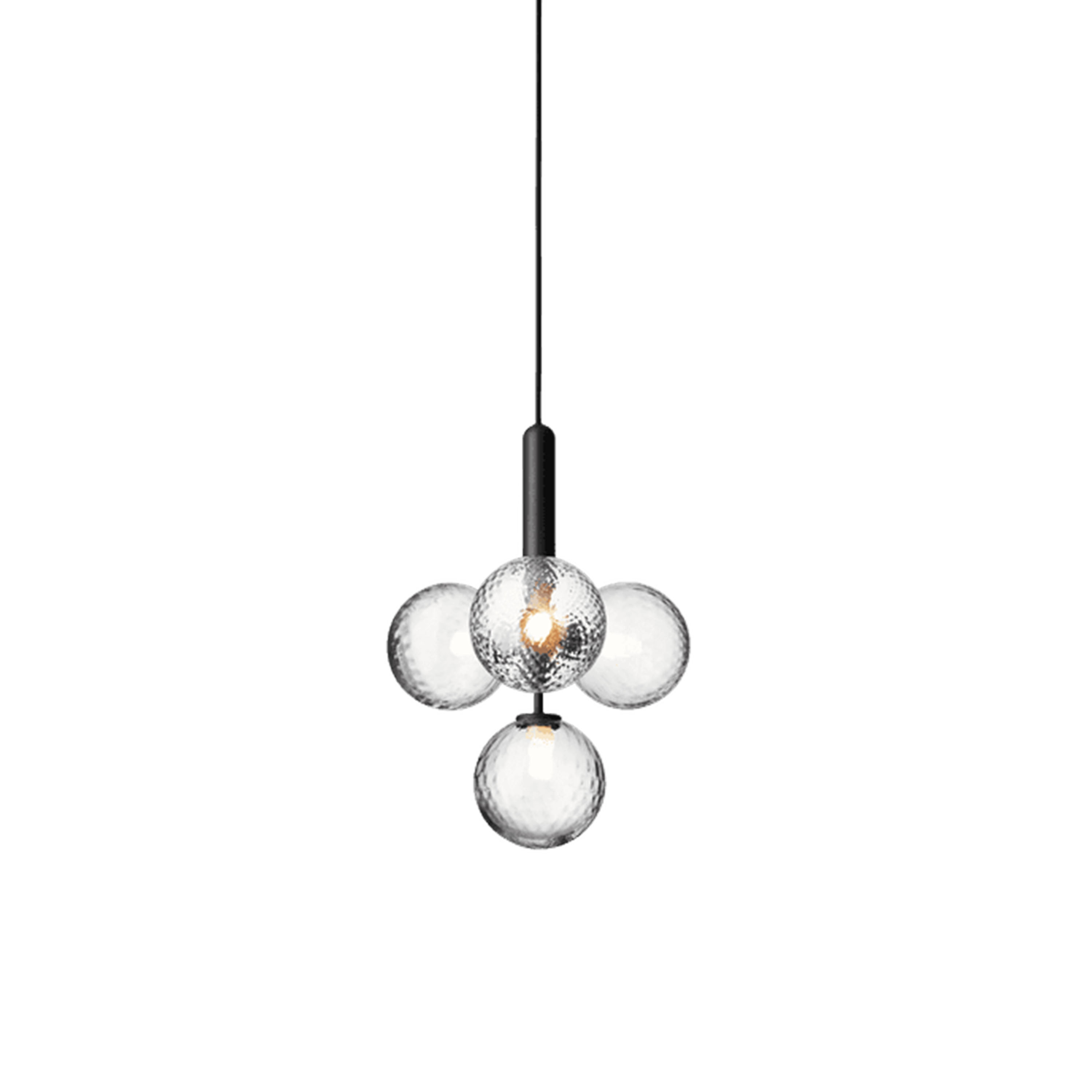 Miira 4 Taklampa Rock Grey/Optic Clear Ø38