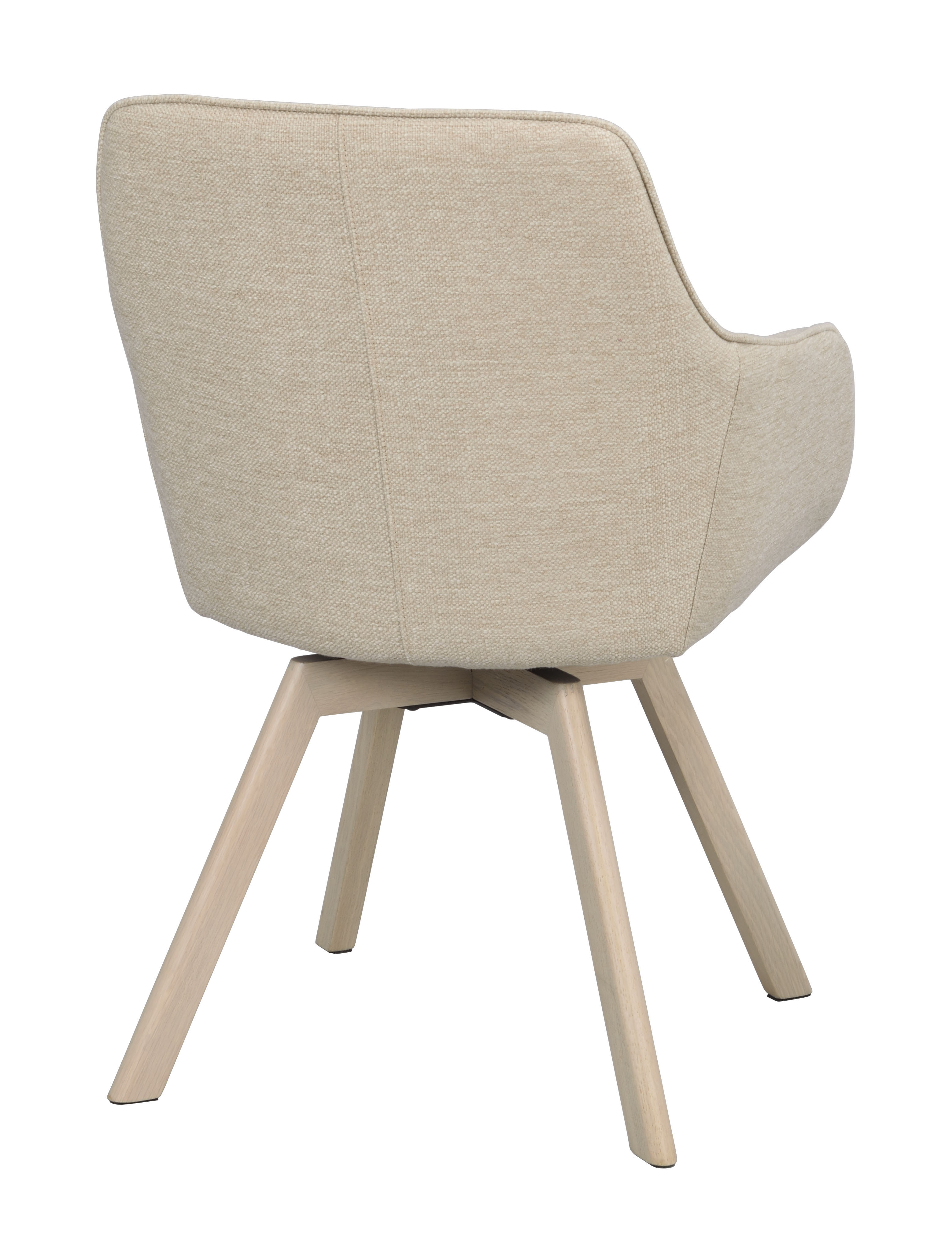 Rowico Home Alison Karmstol Ljusbeige/Vitpigmenterad Ek