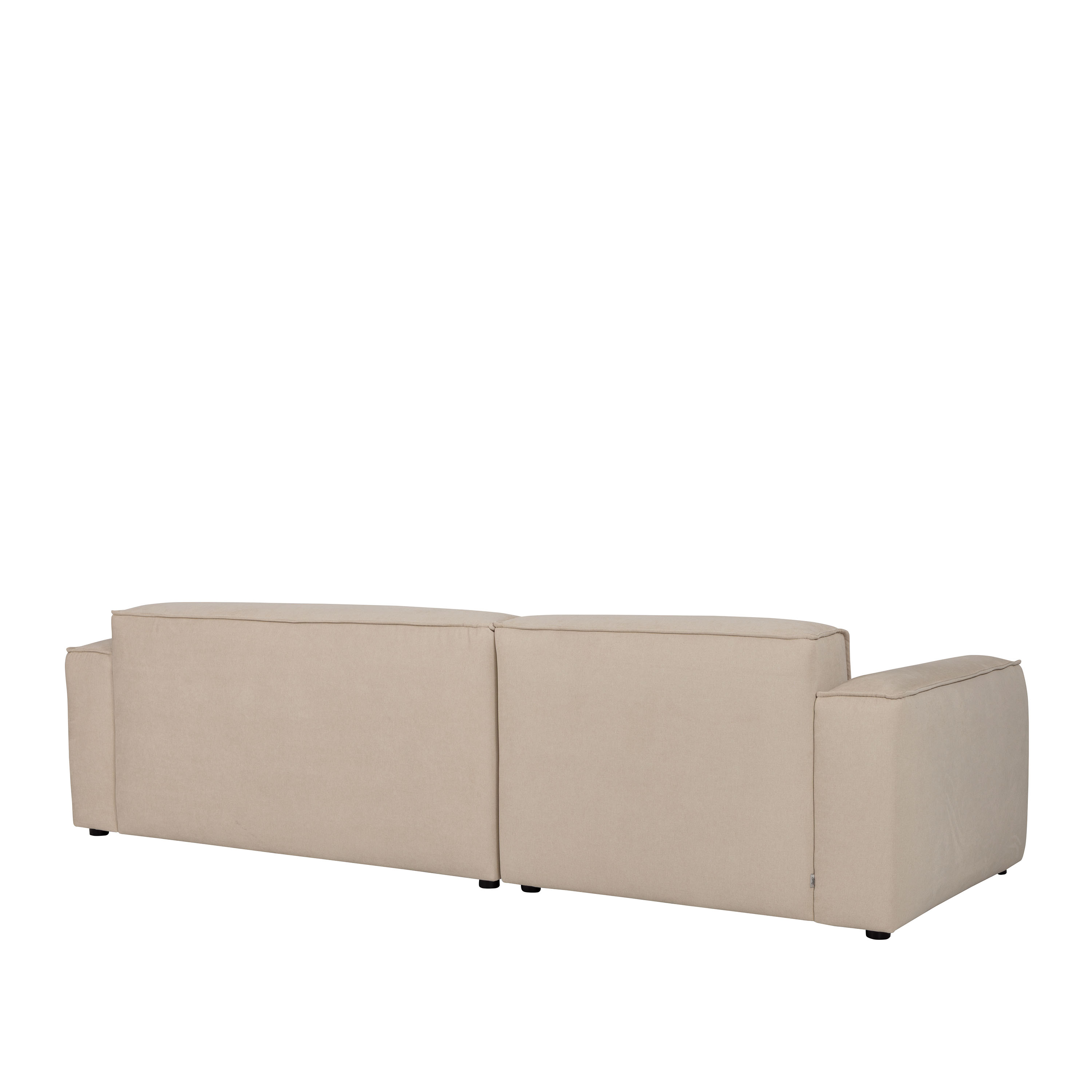 Sleepo Collection Bobbie 3-seter sofa med Høyre chaiselong Beige 279 cm