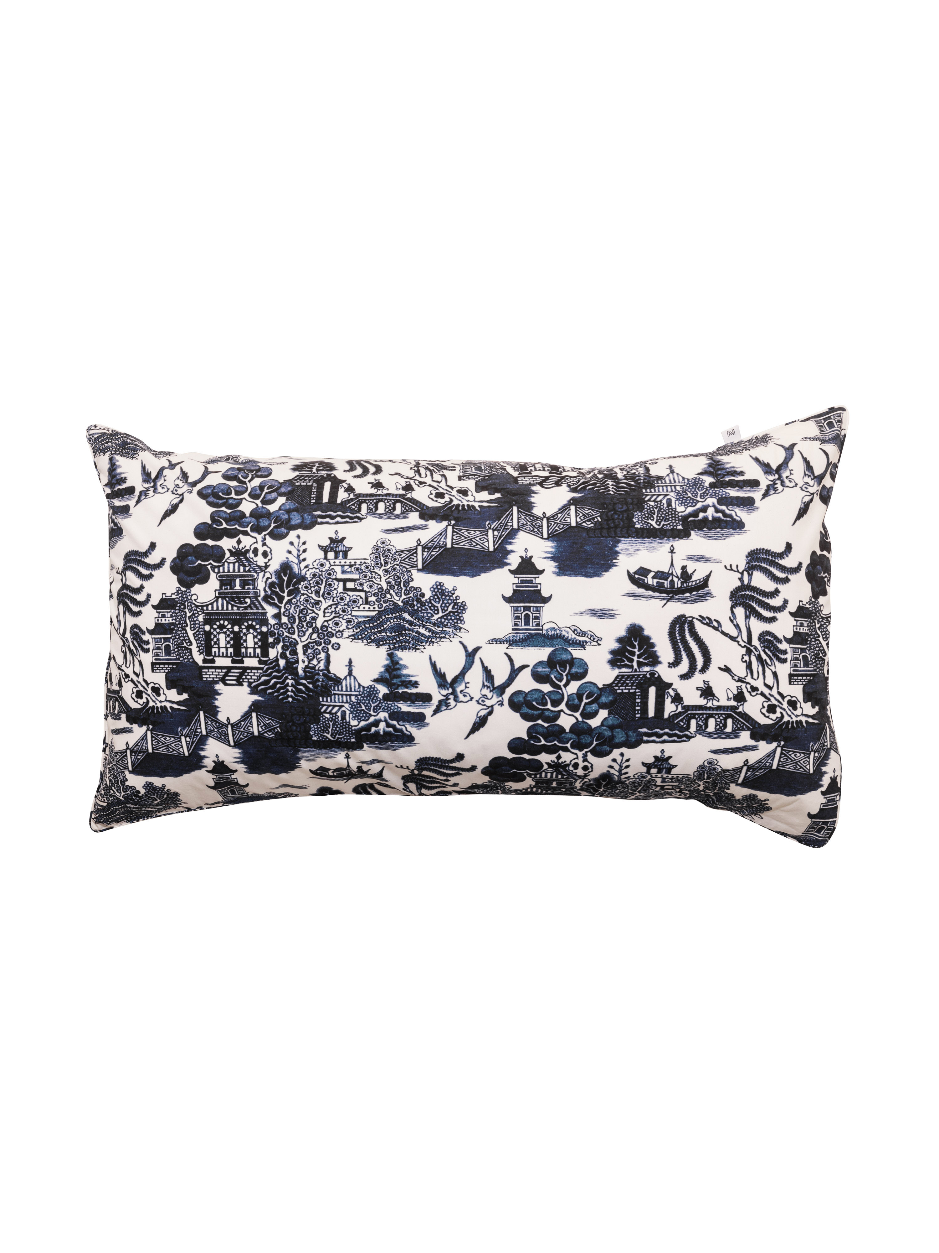 Willow Tyynyliina EKO Sininen 50x90