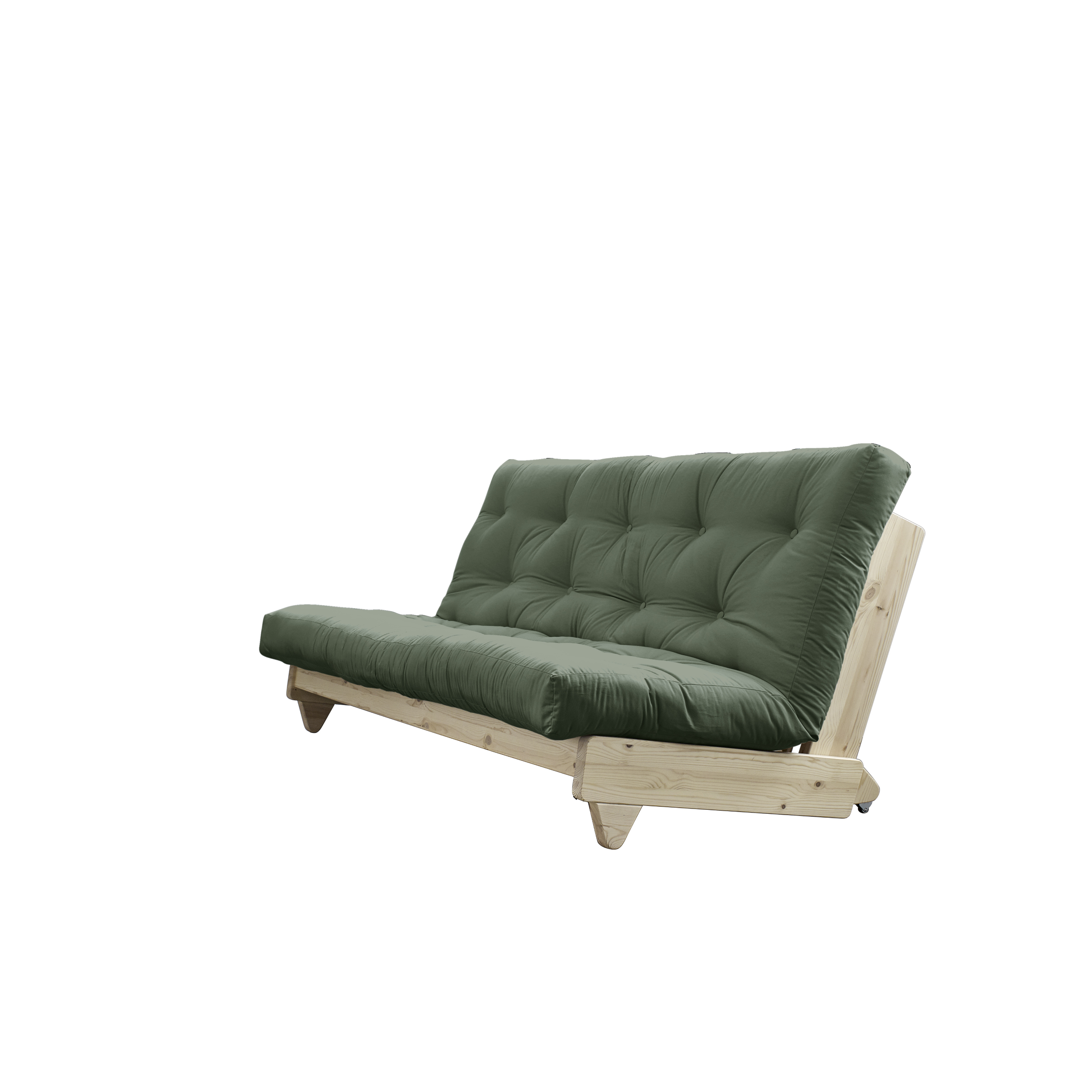 Karup Design Fresh Schlafsofa Natur/Olivgrün 200cm