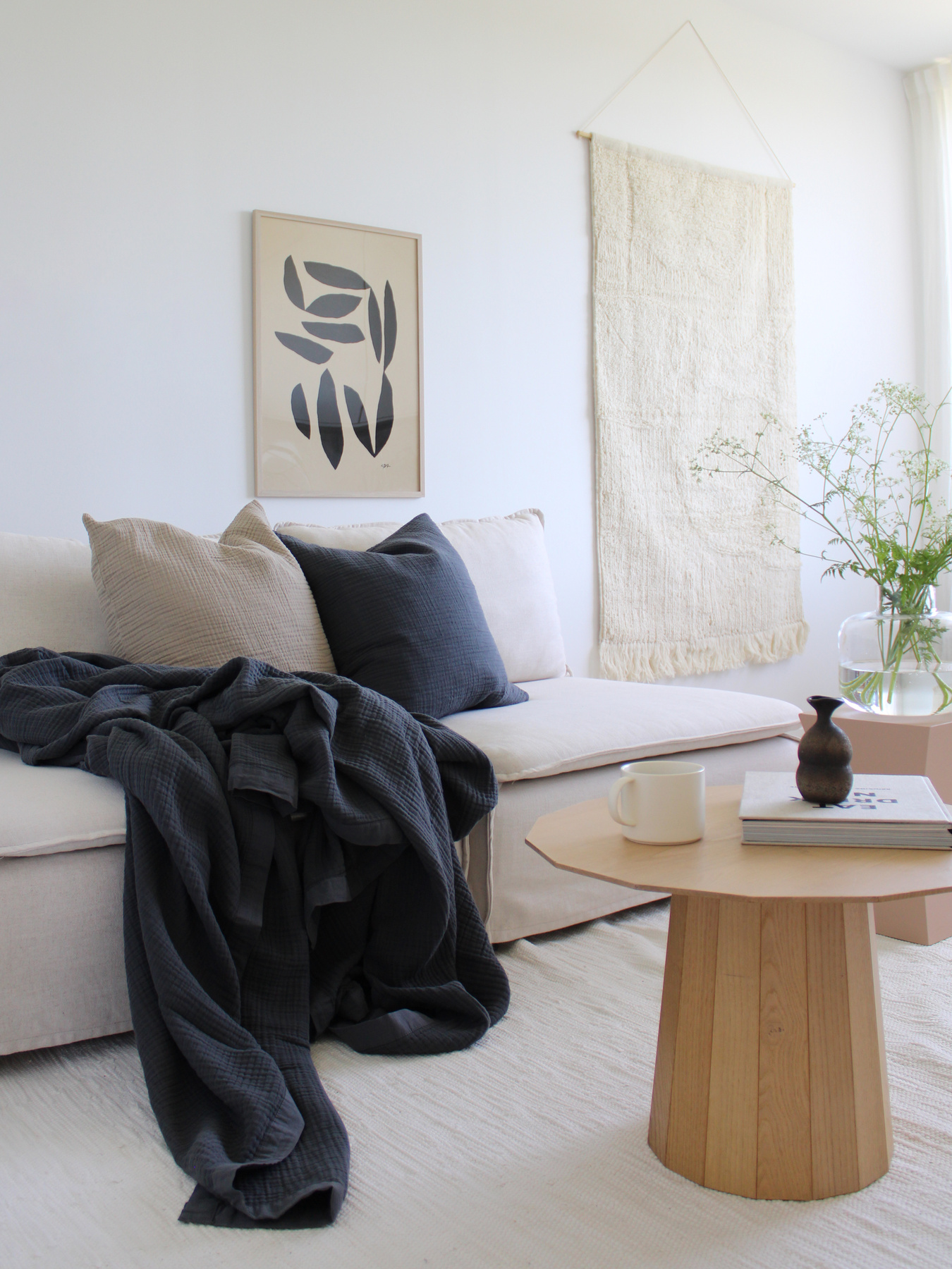 Svanefors Cloud Väggdekoration Offwhite 100x150