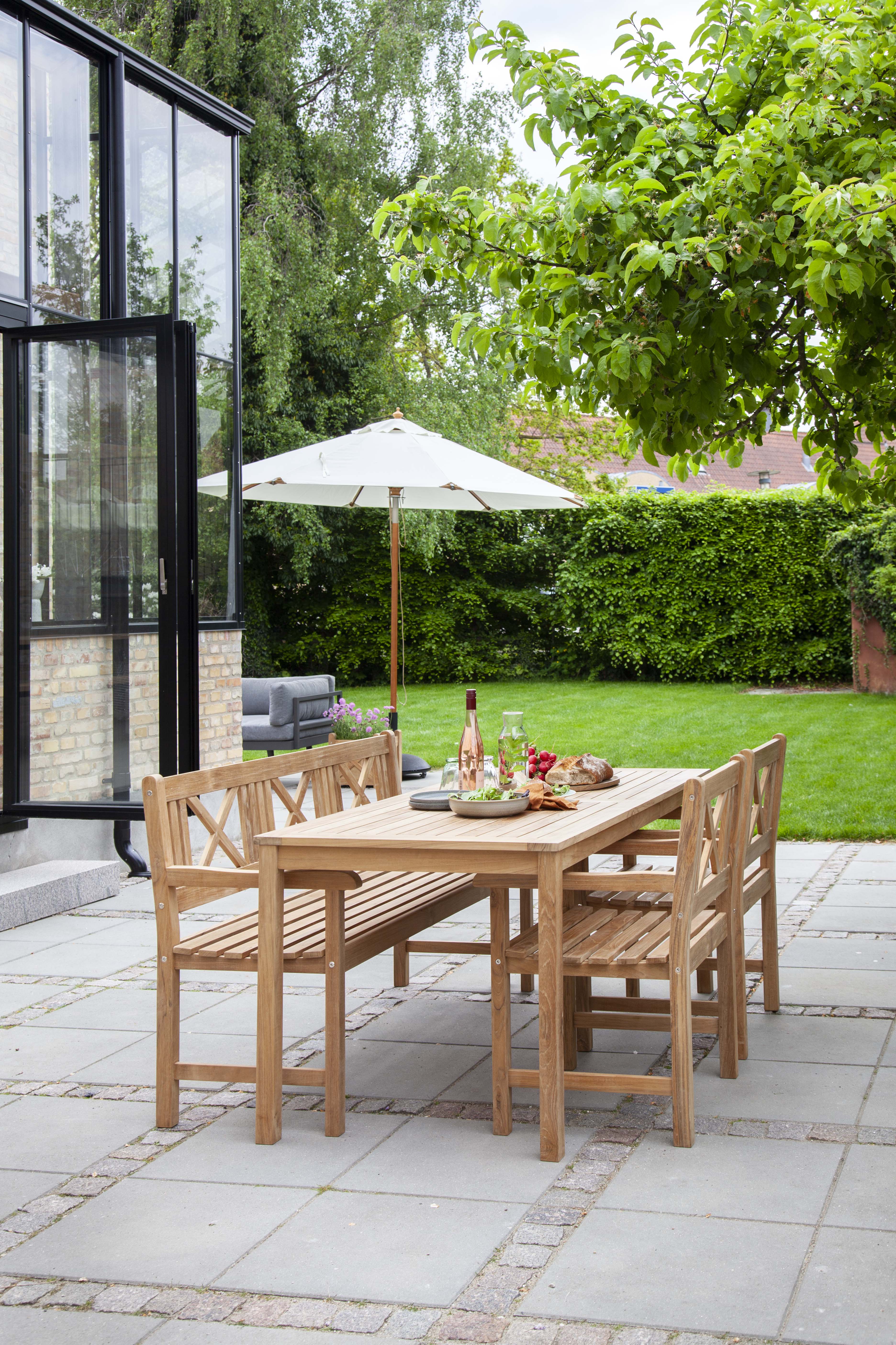 Cinas Rosenborg 3-Sitzer Sofa Teak