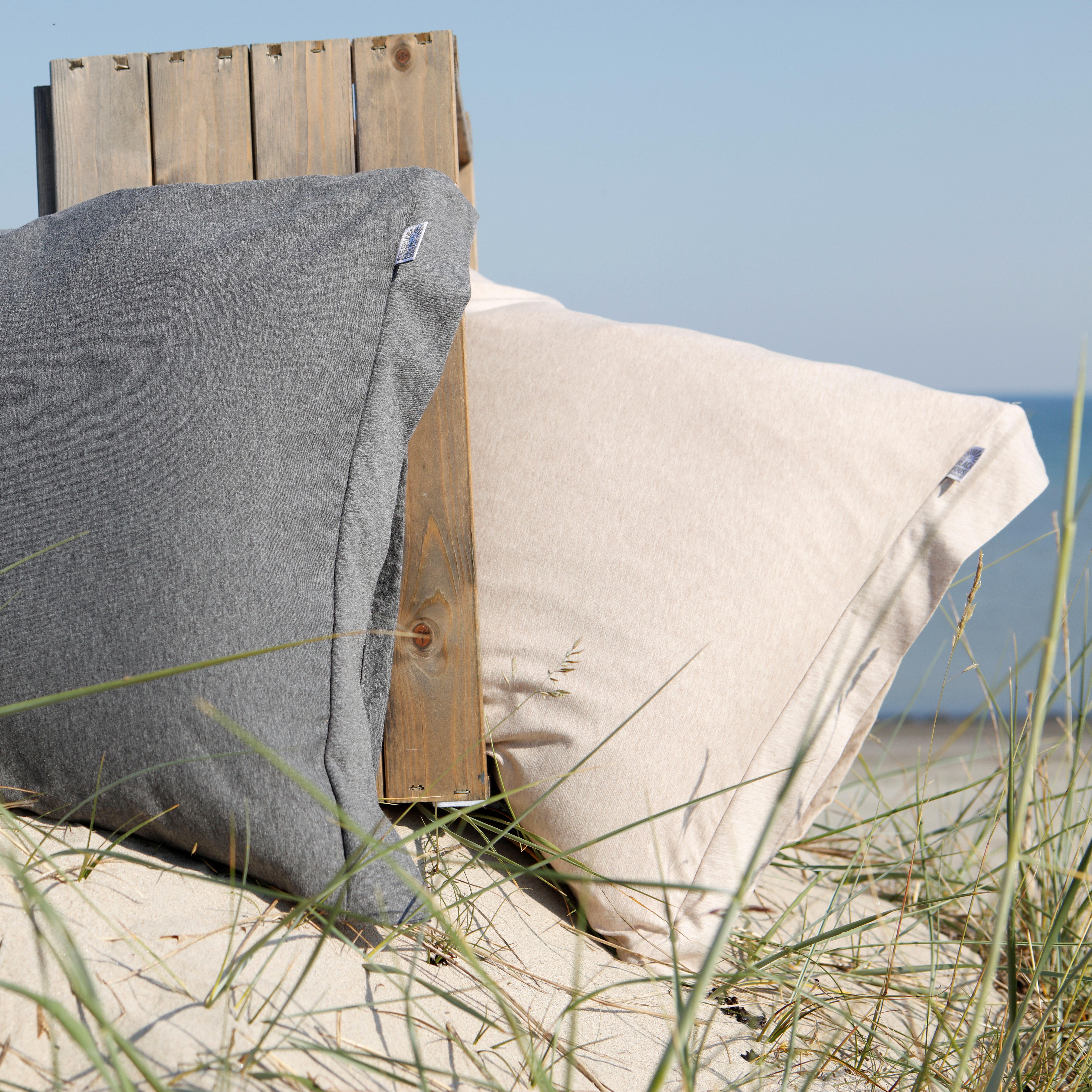 Beach House Company Plain Tyynyliina Hiekanmelange 50x60