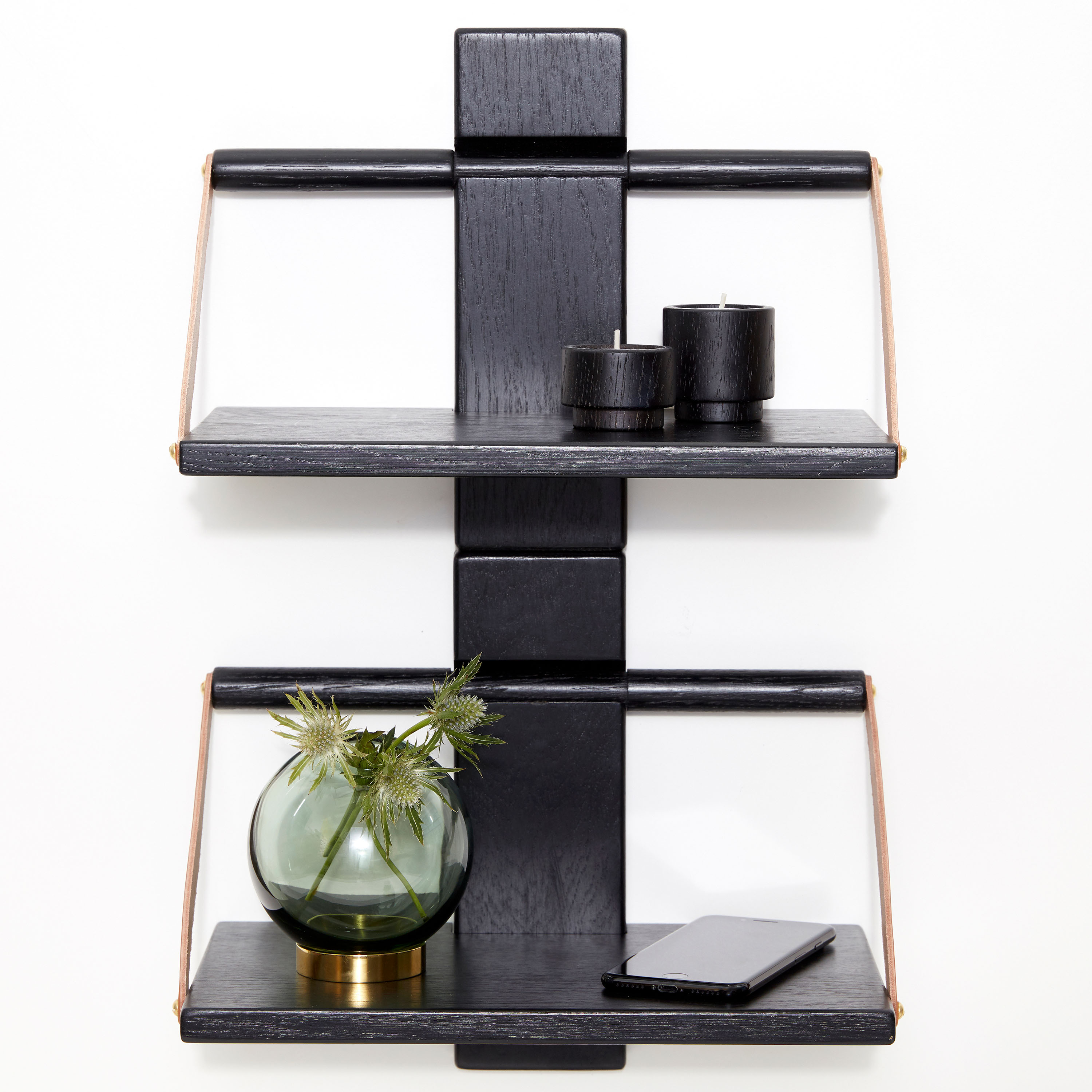 Andersen Furniture Wood Wall Vegghylle Svart Liten