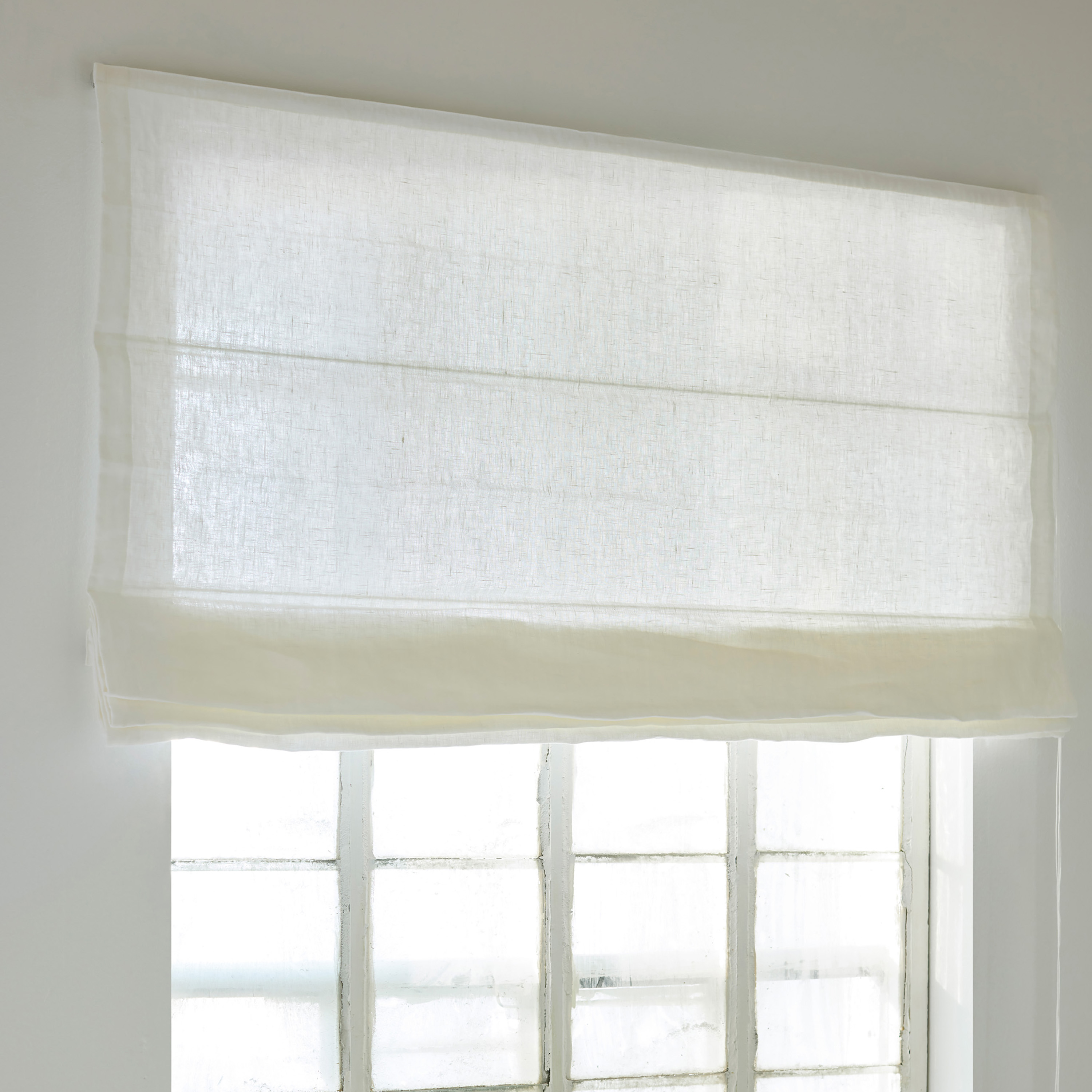 Himla Miramar Liftgardin Lin Hvit 100cm