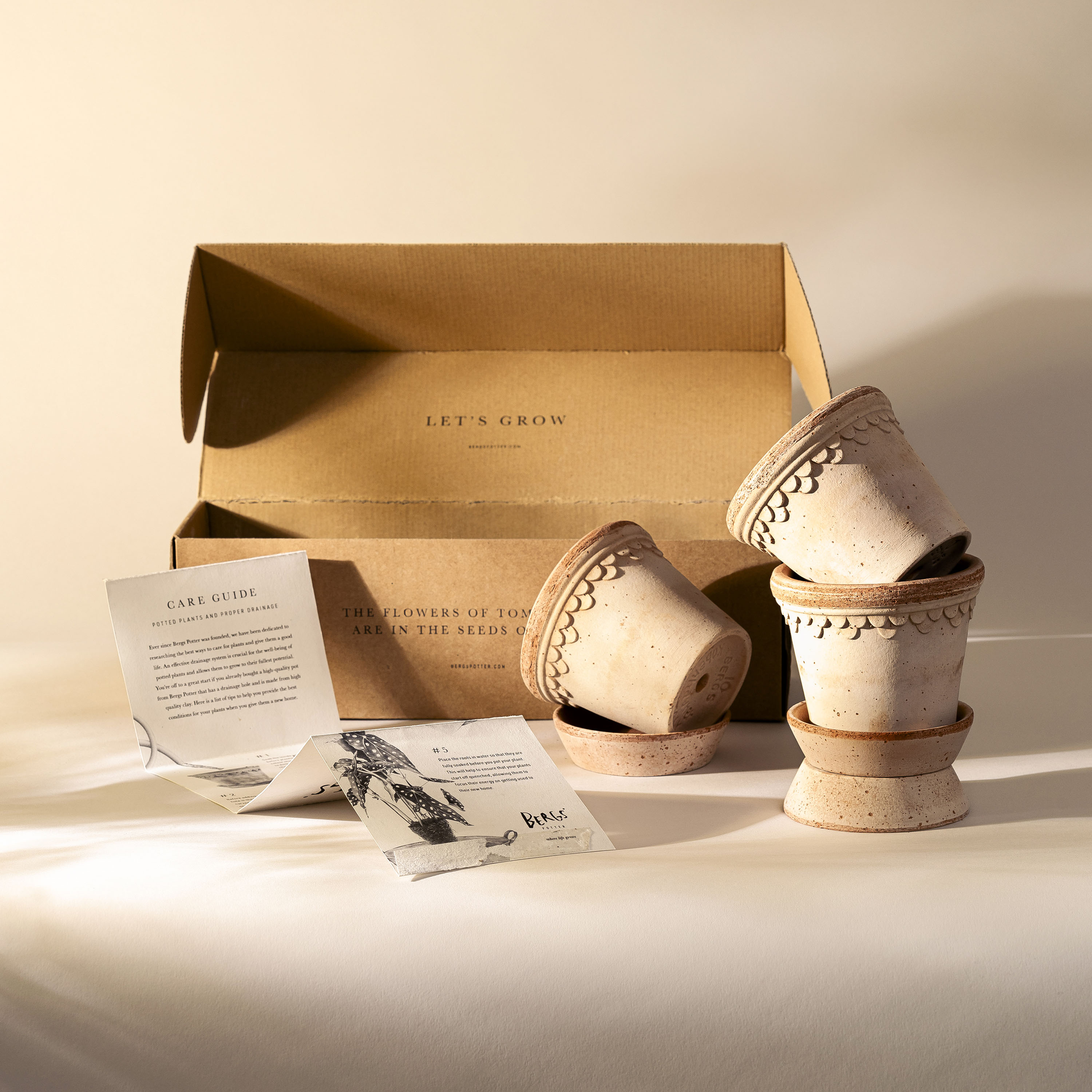 Bergs Potter Københavner Ruukku Raaka Roosa Terrakotta 3-pack Ø10