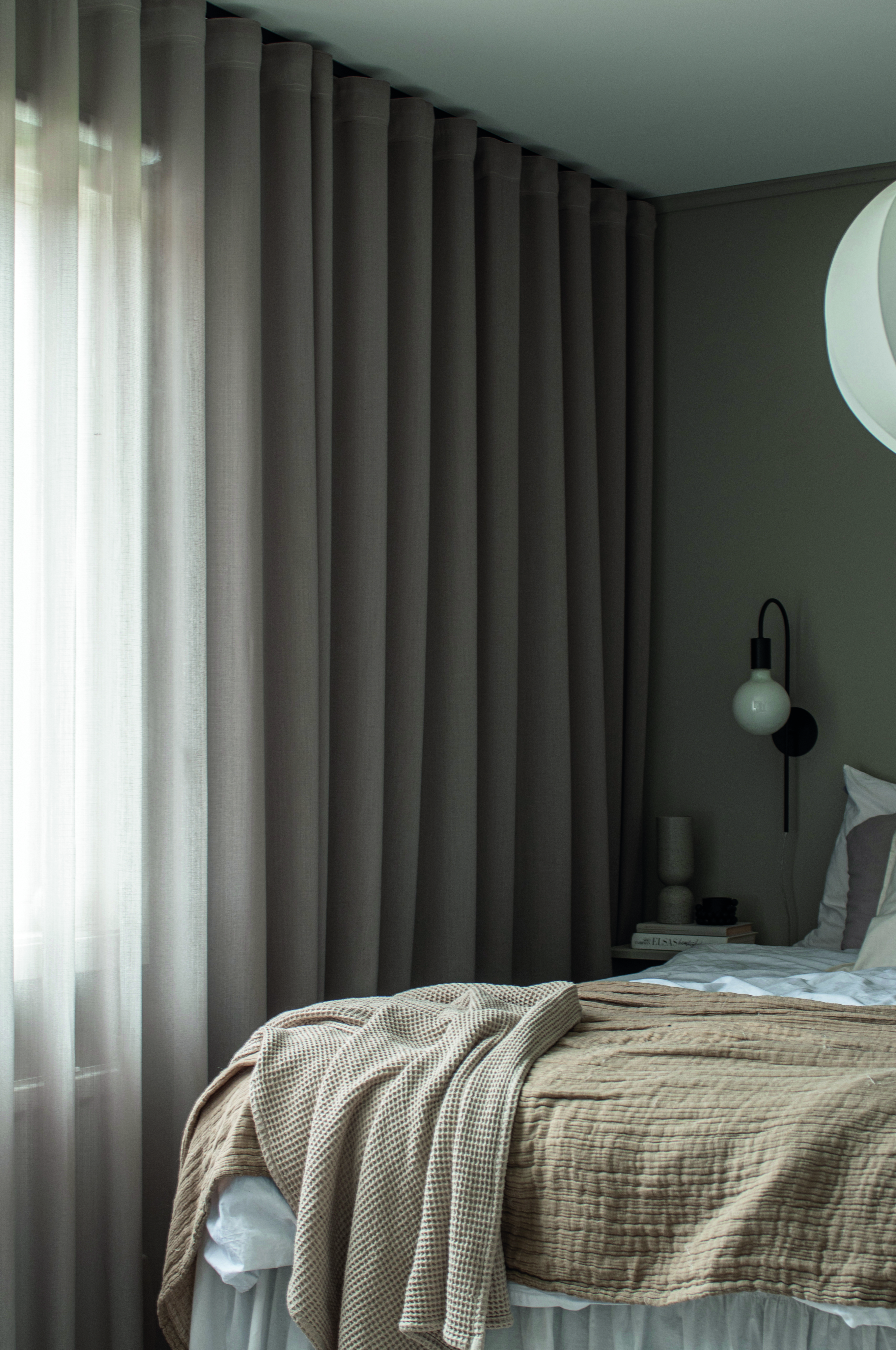 Hasta Home - Vilja Gardinlängd Greige 268x280 - Beige