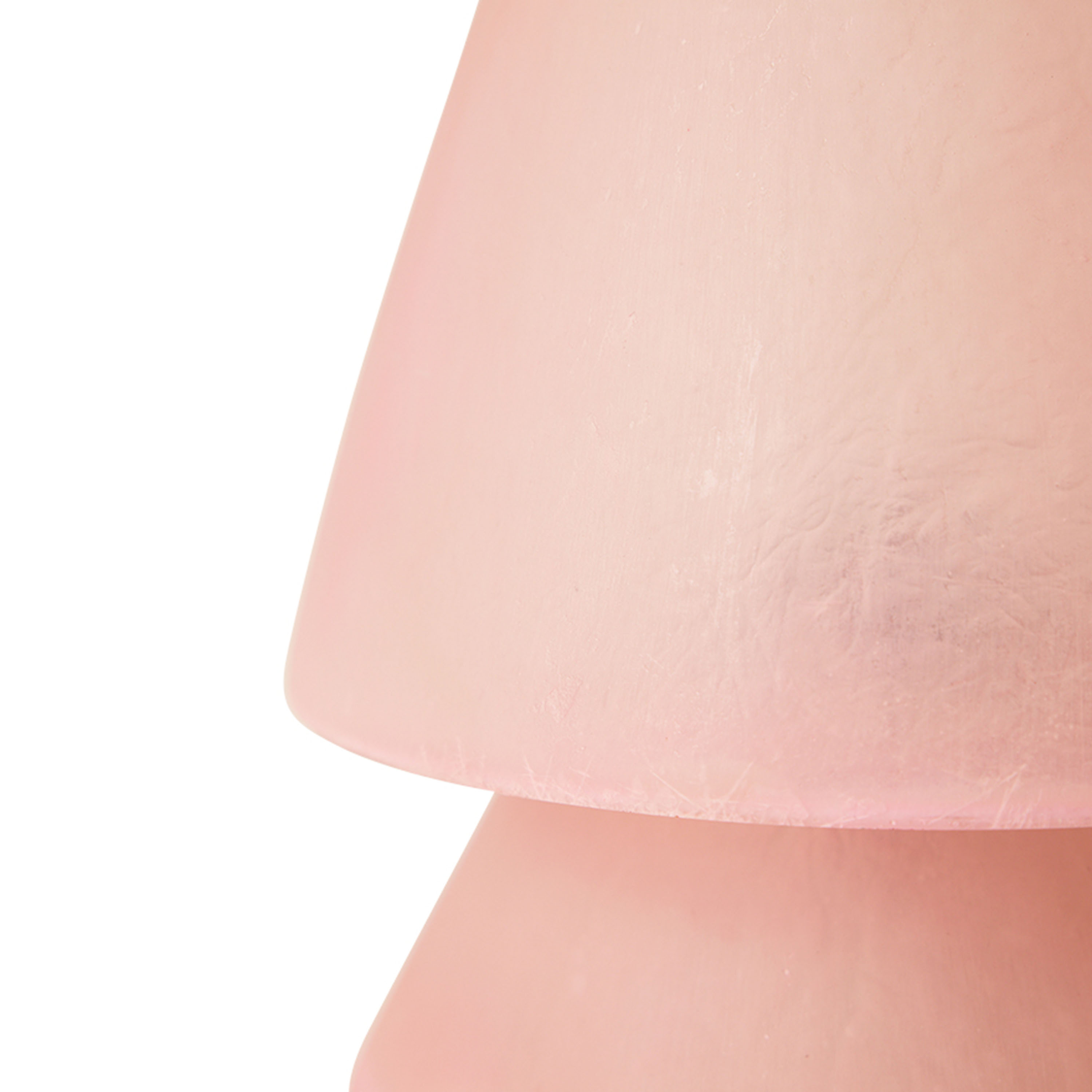 HKliving Glassfiber Pöytävalaisin Pink 27 cm