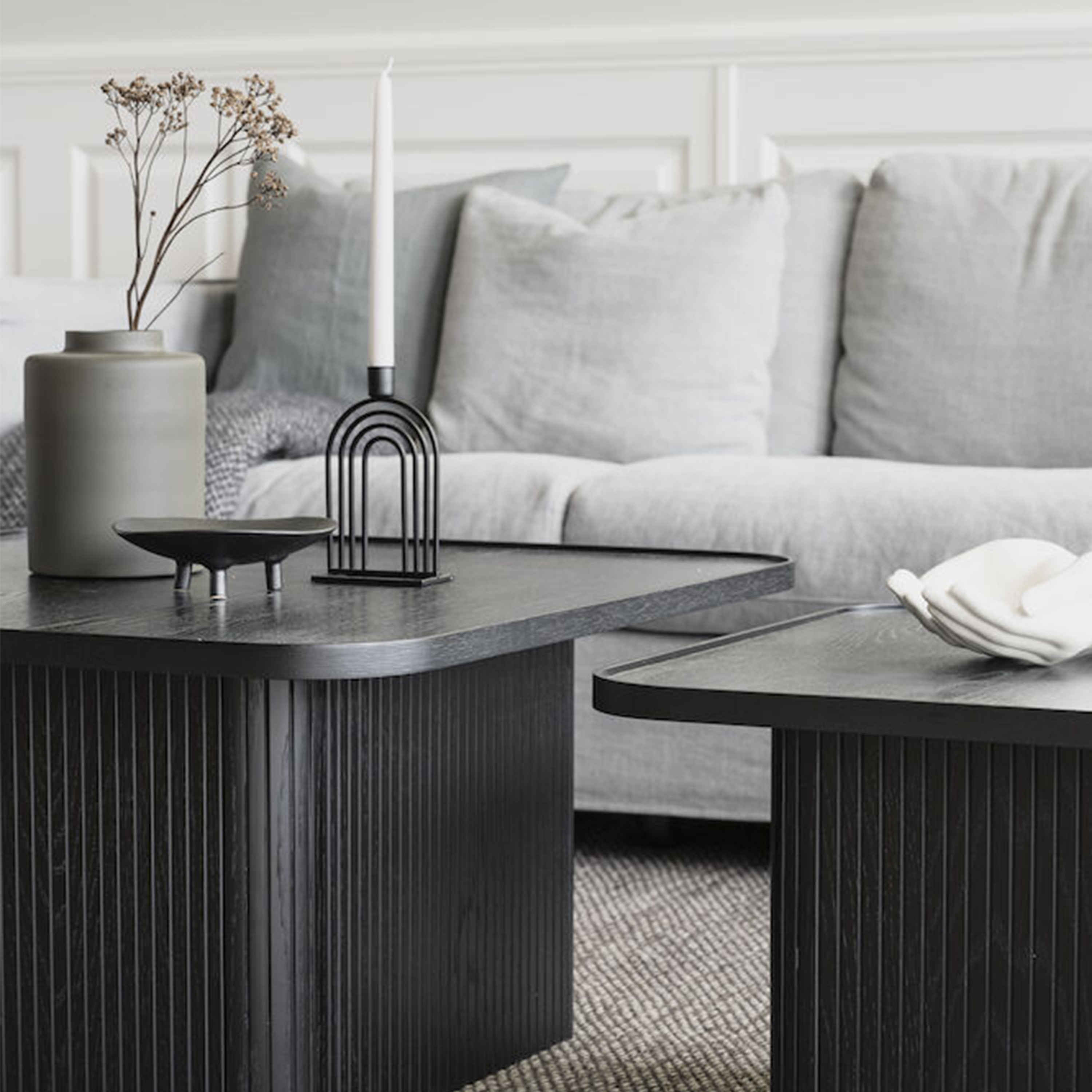 Rowico Home Sullivan Soffbord Svart 60x60