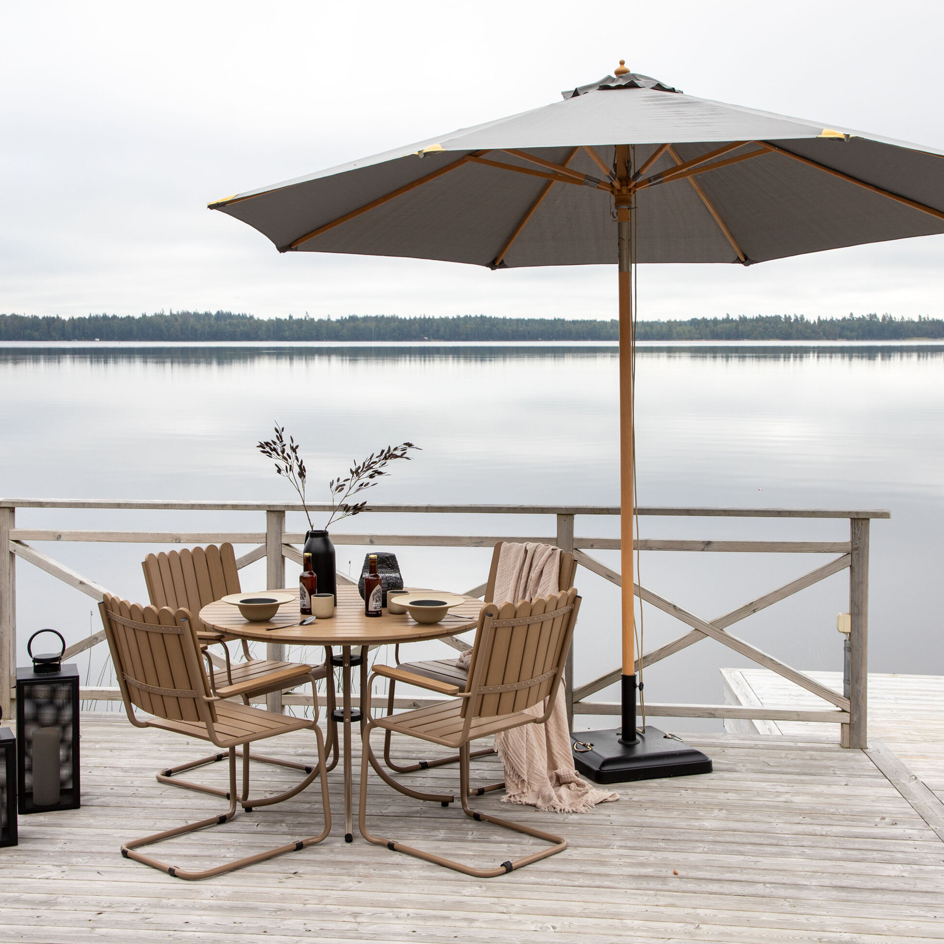 Venture Home Nypo Parasoll Grey Ø331