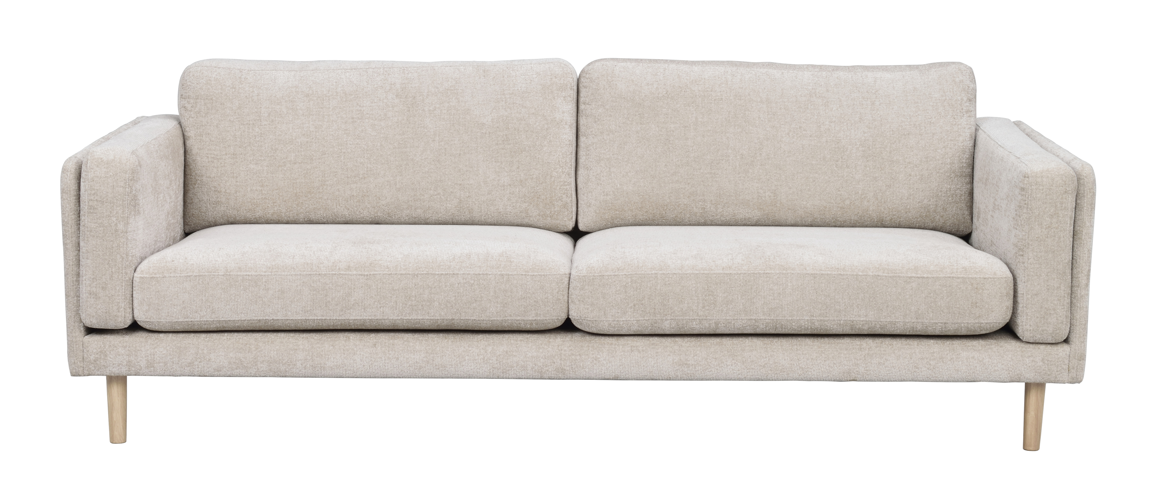 Braden 3-sits Soffa Ljusbeige/Vitpigmenterad Ek
