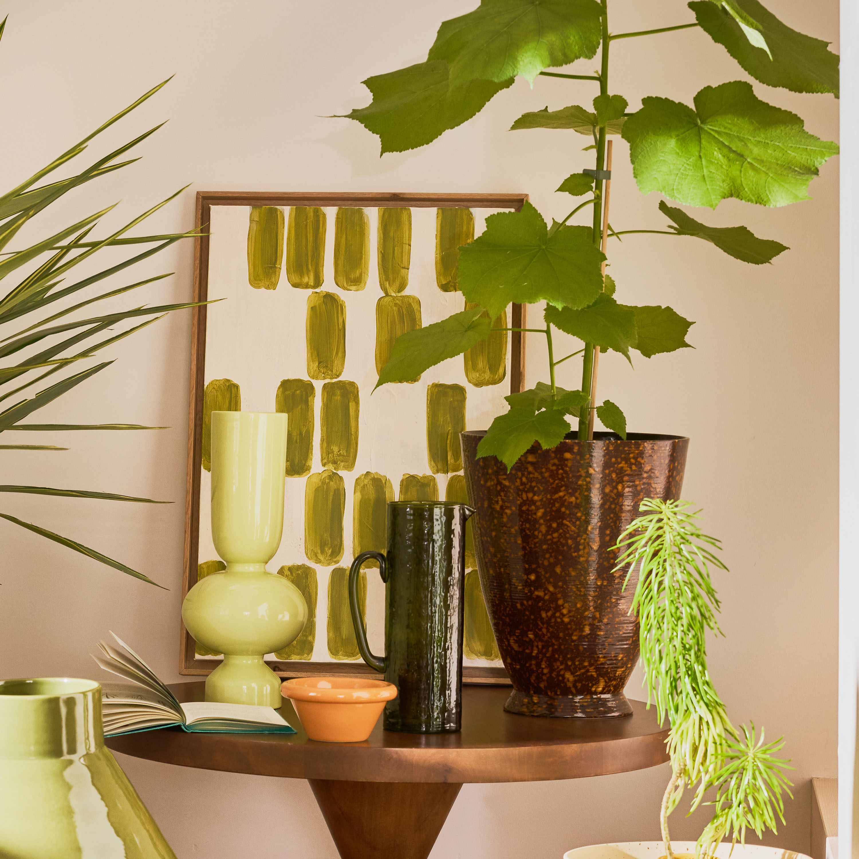 Urban Nature Culture Andile Väggdekoration Green 44x64