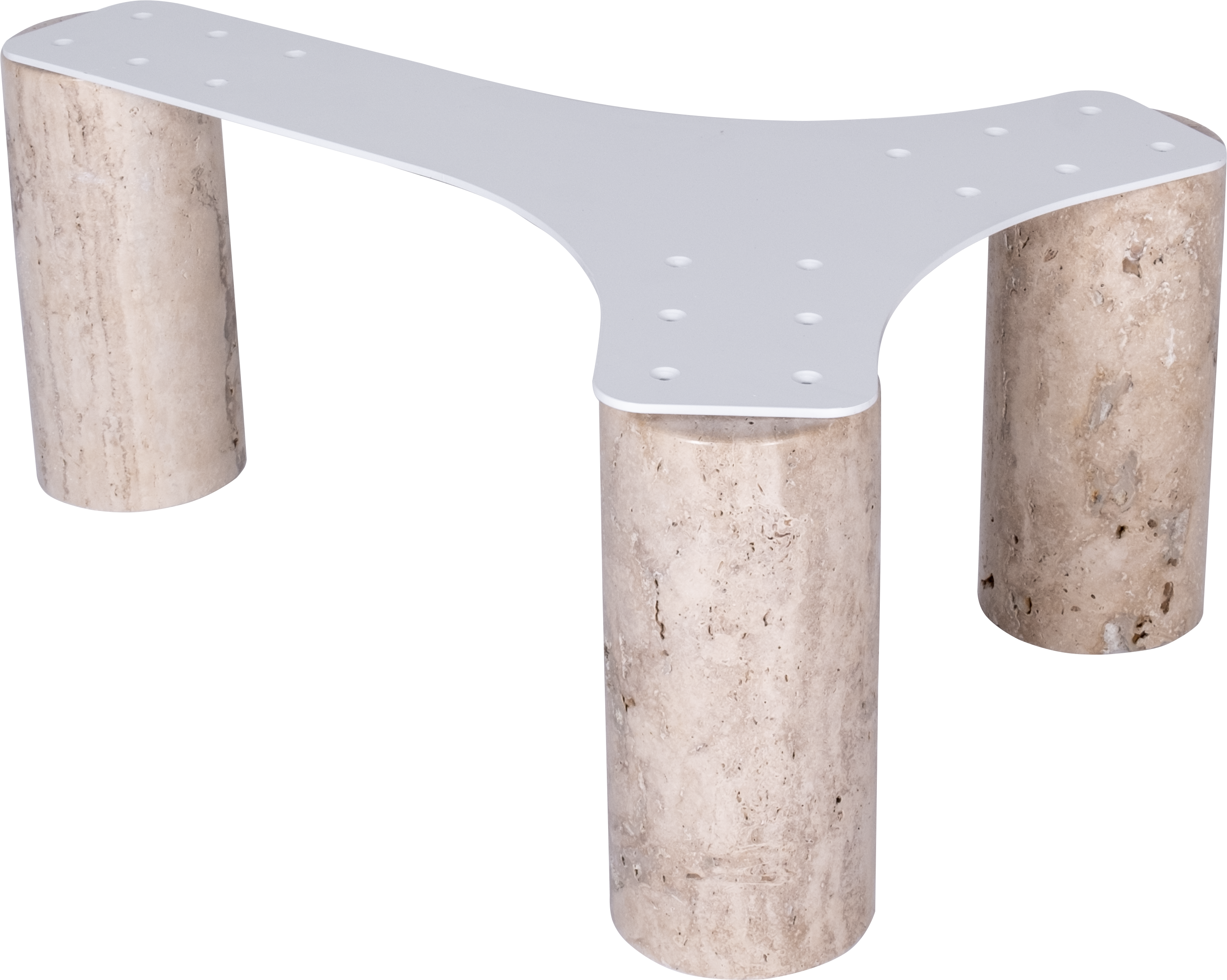 Sleepo Collection Luna Soffbord Travertin 120cm