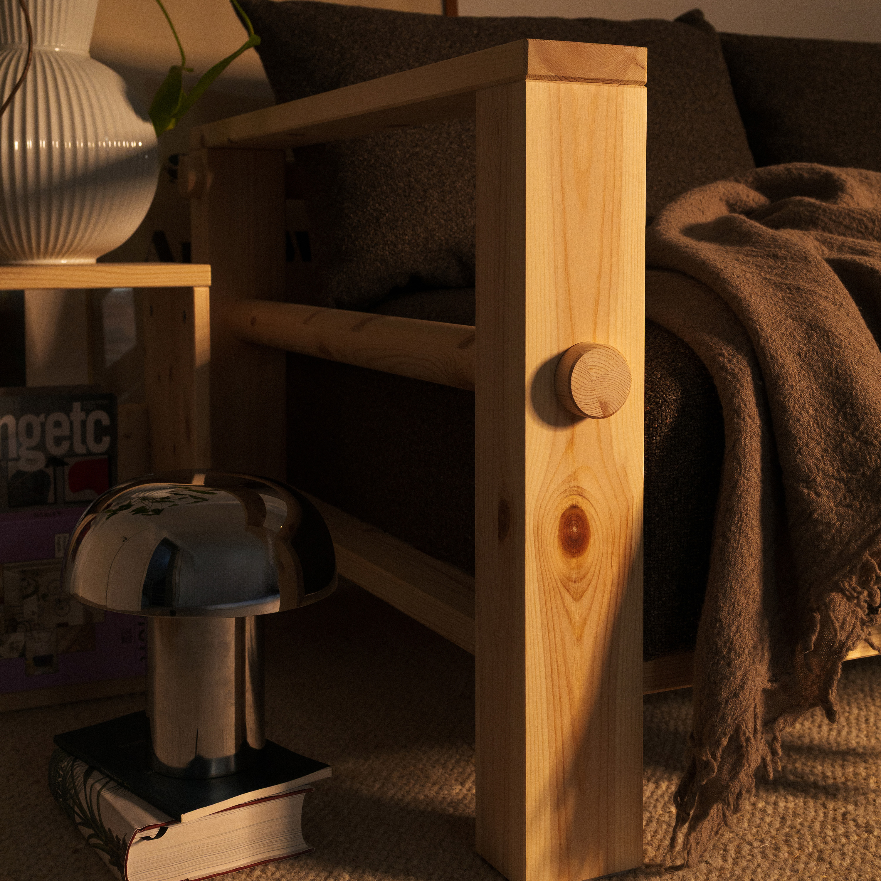 Karup Design Bare Bäddsoffa Raw/Mellow Brown