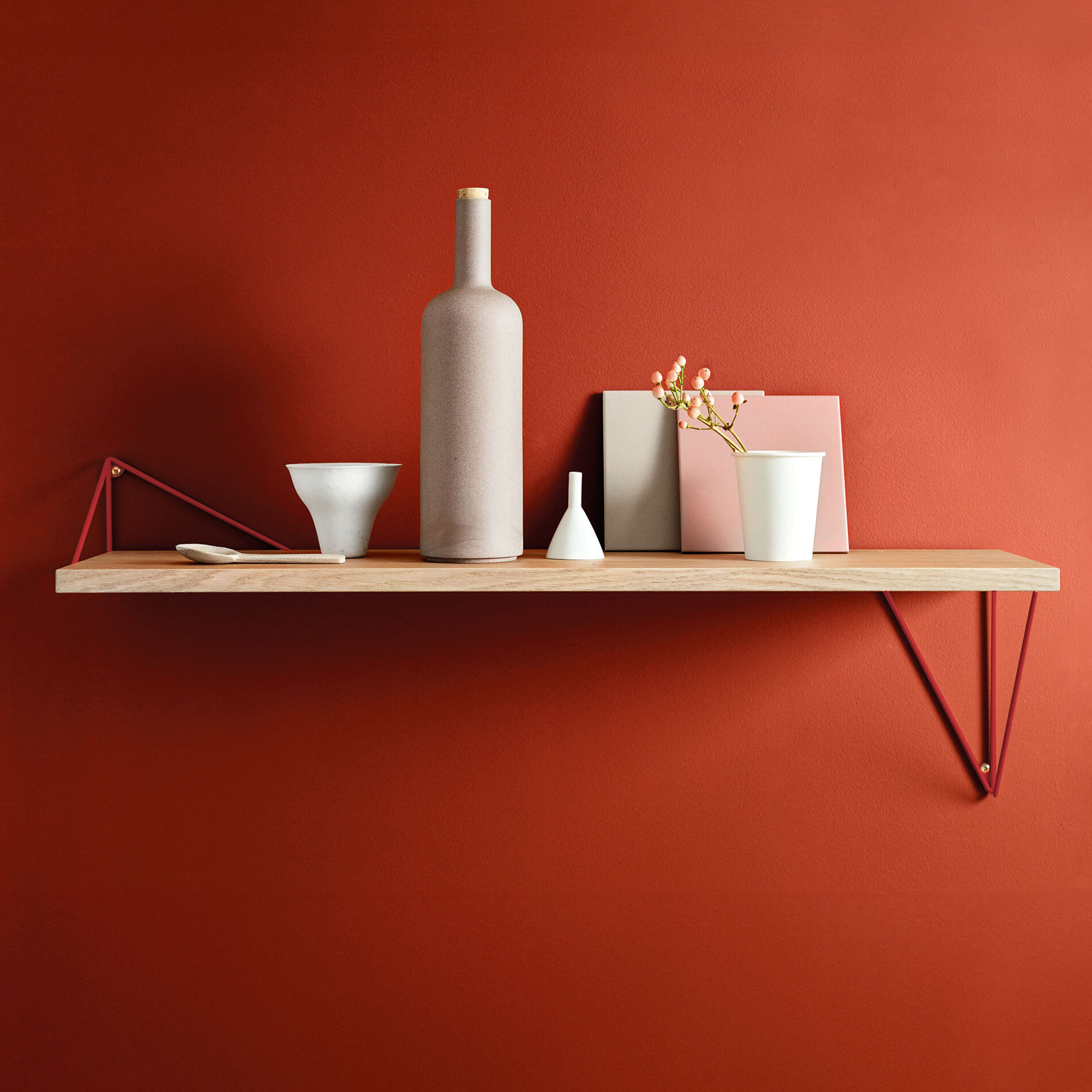 Maze Pythagoras Shelf Ash 20x80cm