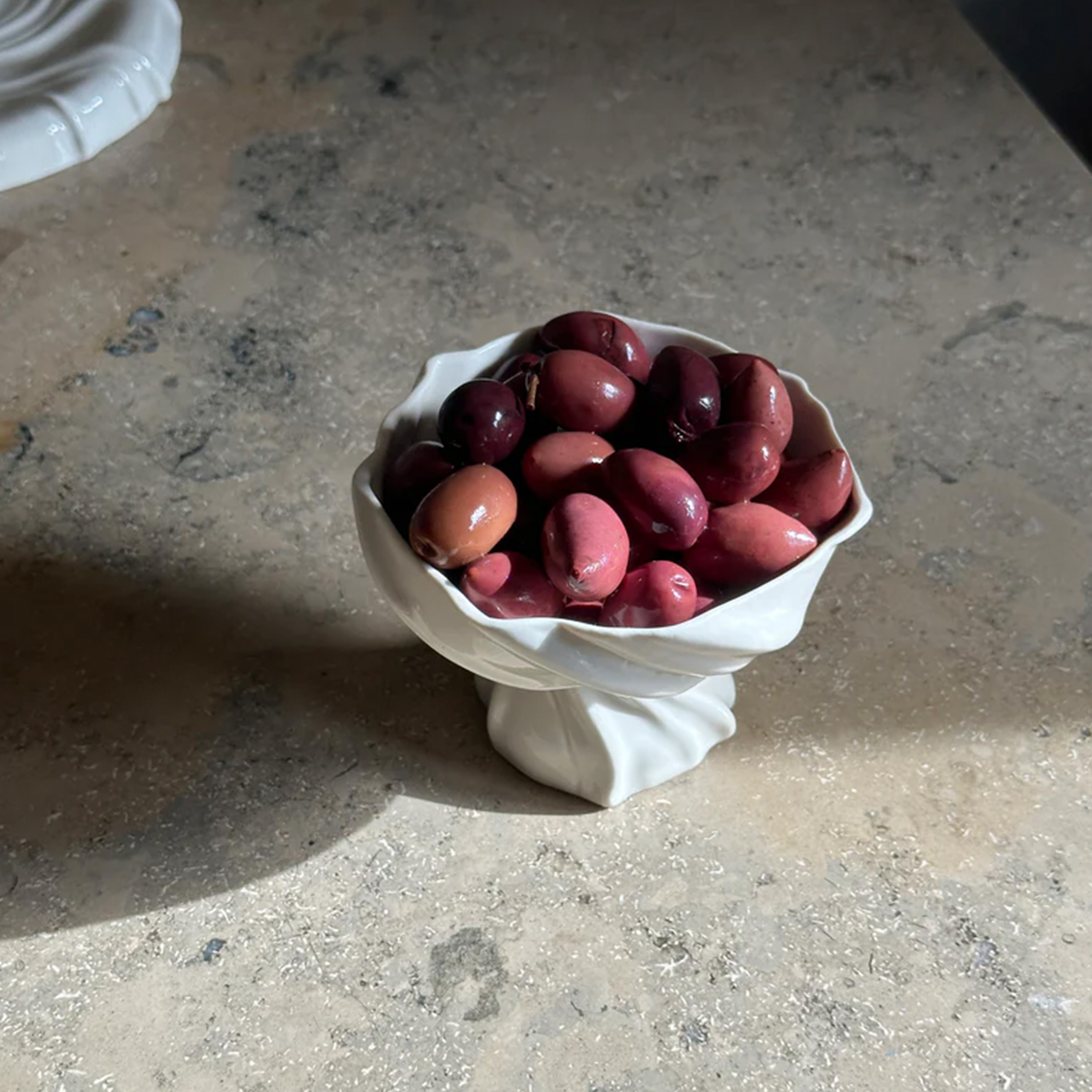 Atelier Marée The Tides Skål på Fot Hvit