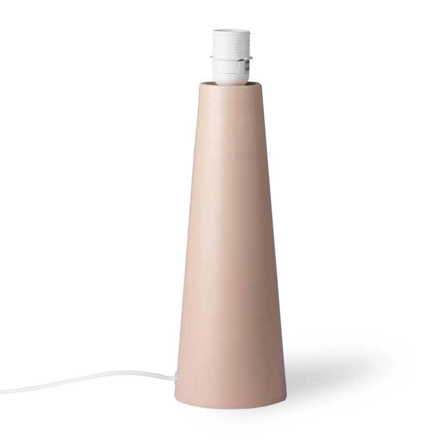 HKliving Cone Lampfot Light Matt Skin 40cm