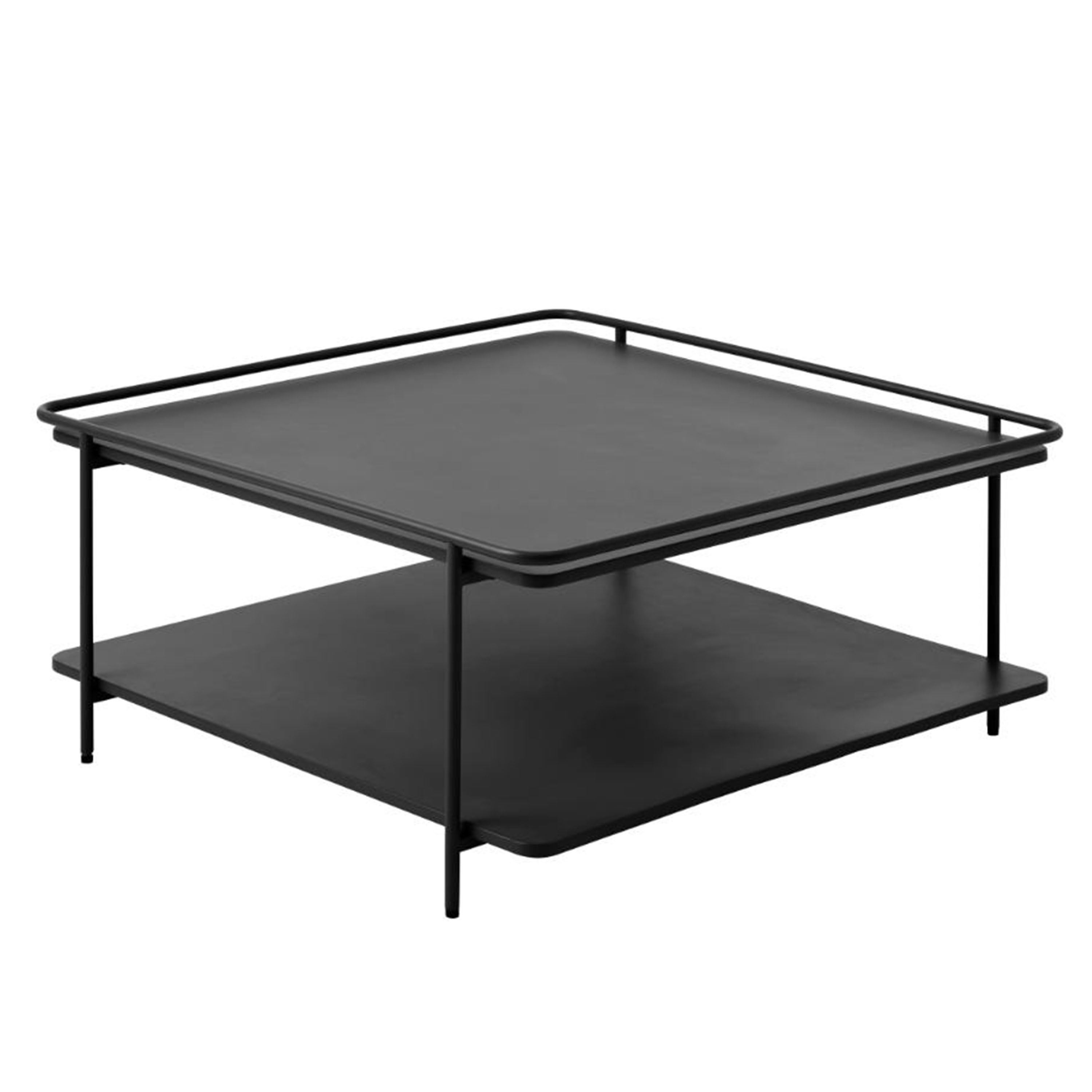 Nordic Home Filippa Couchtisch Schwarz 75x75