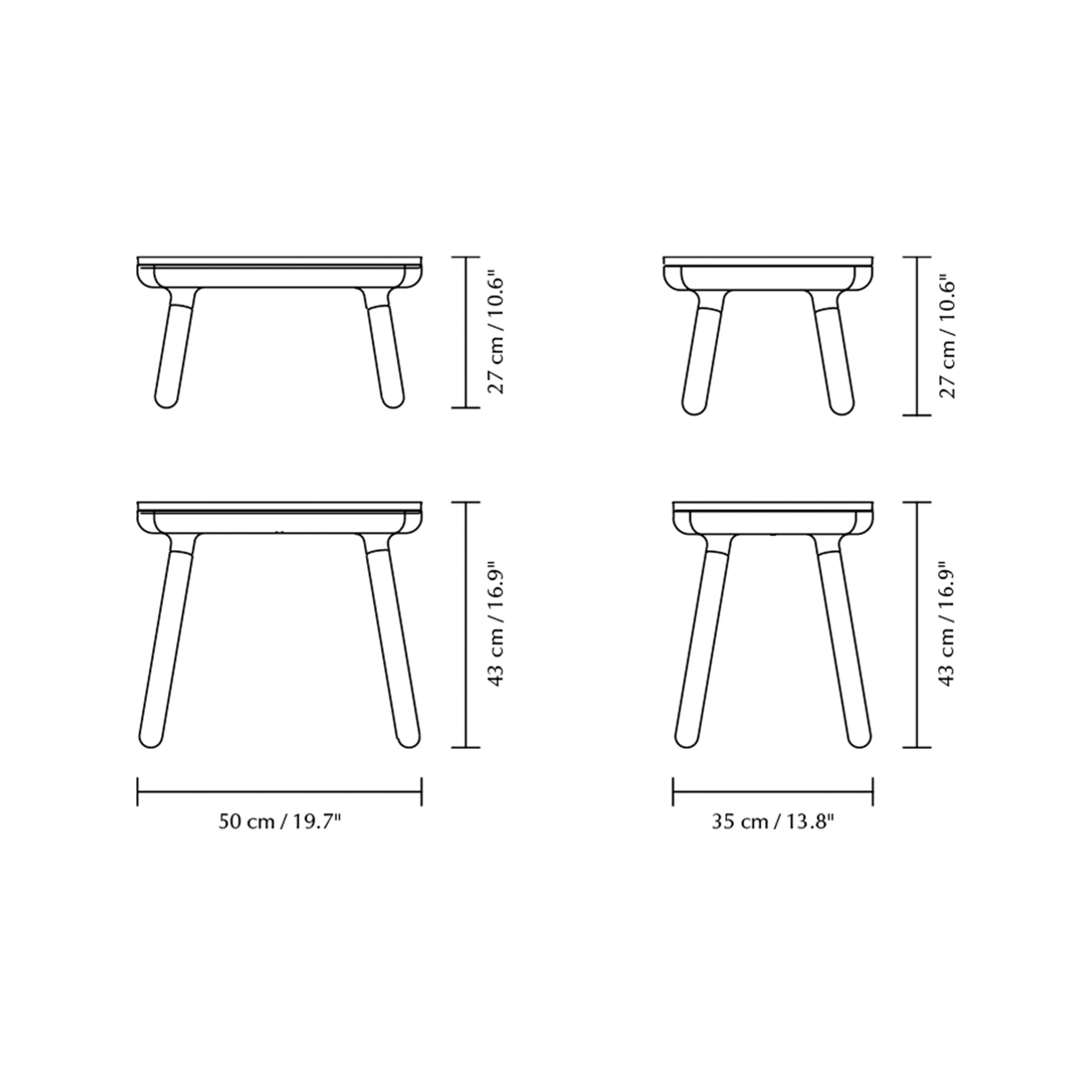 Umage Paff Sidobord Oak Tall