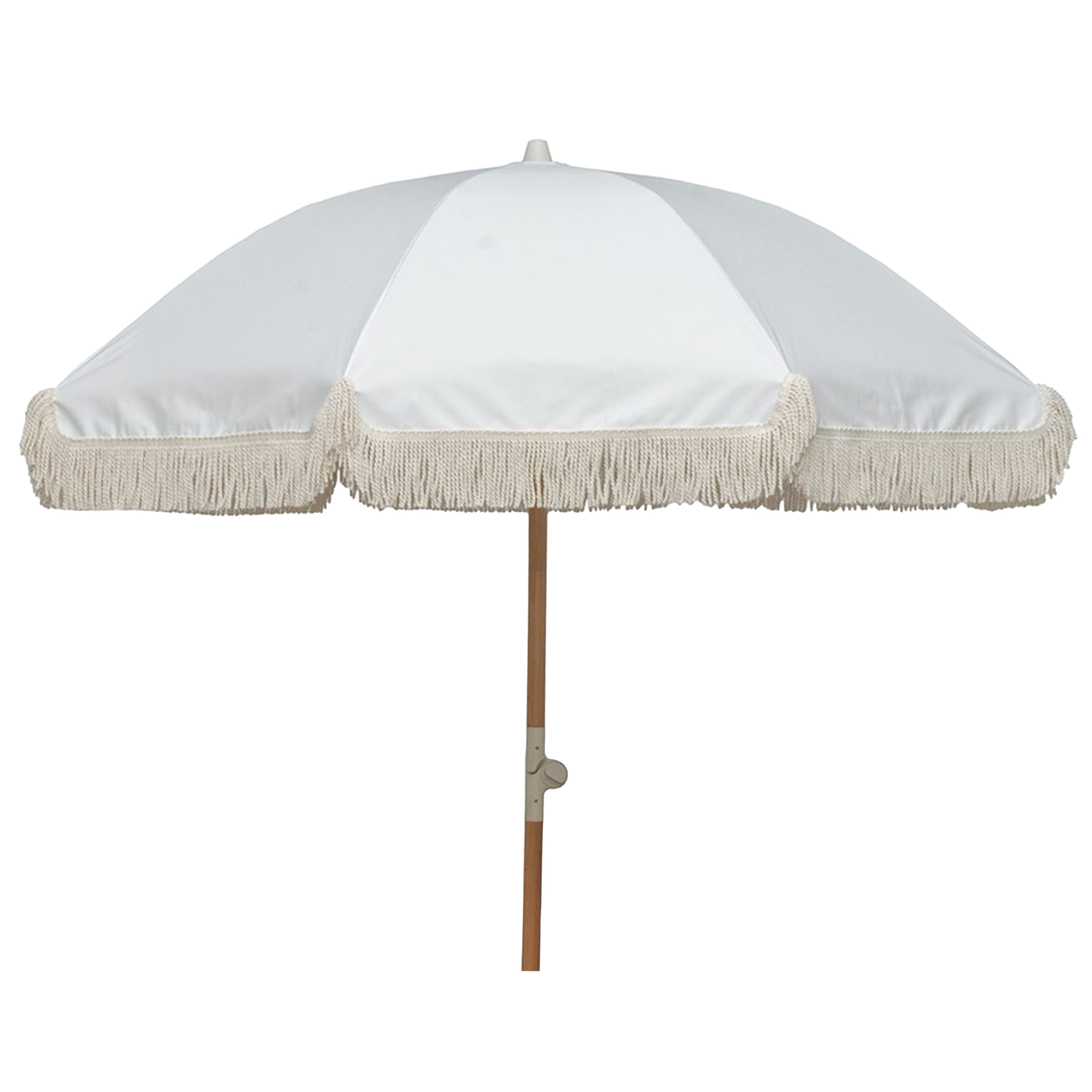 Aurinkovarjo Hapsuilla Valkoinen Ø200