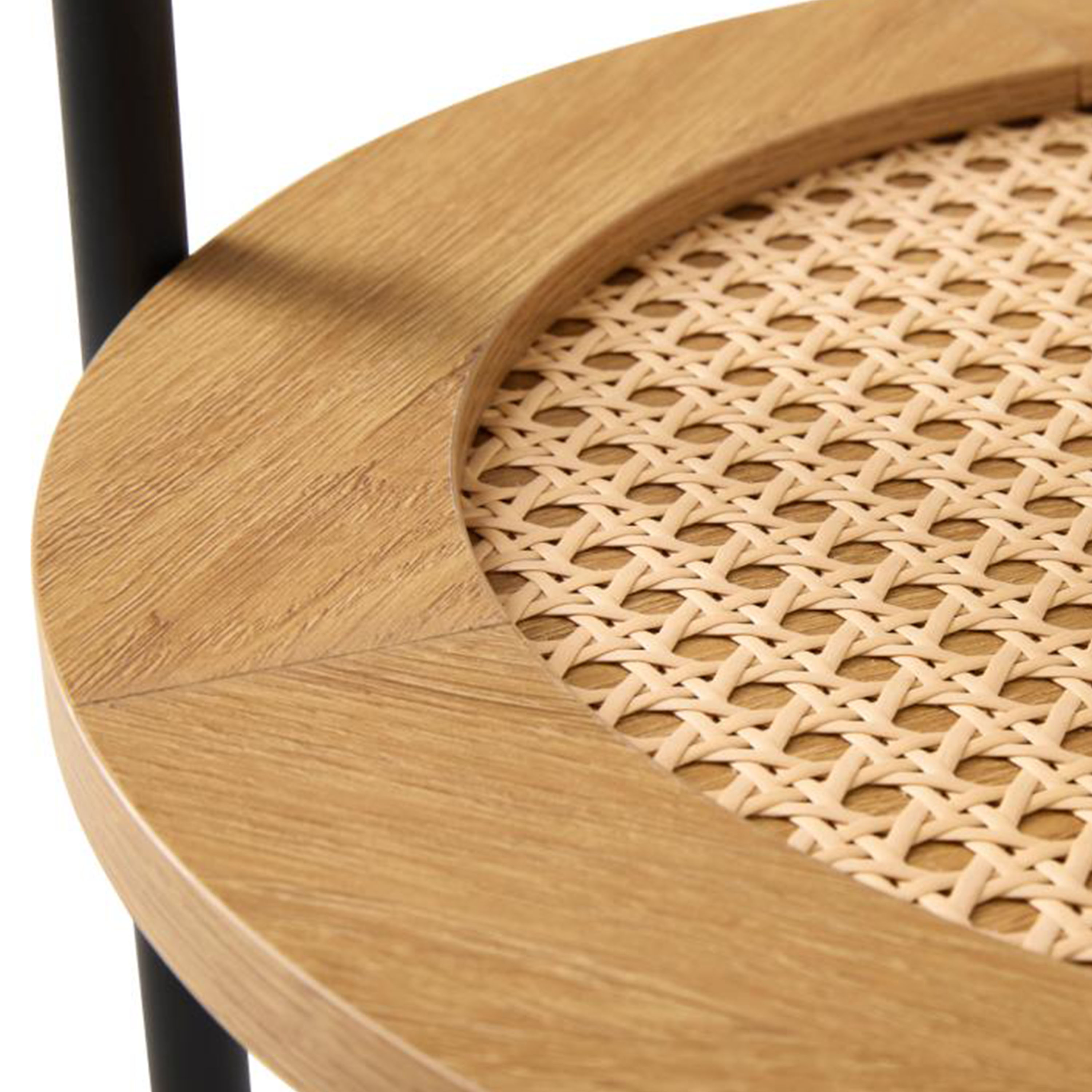 Nordic Home Elin Sidobord Oak Ø50