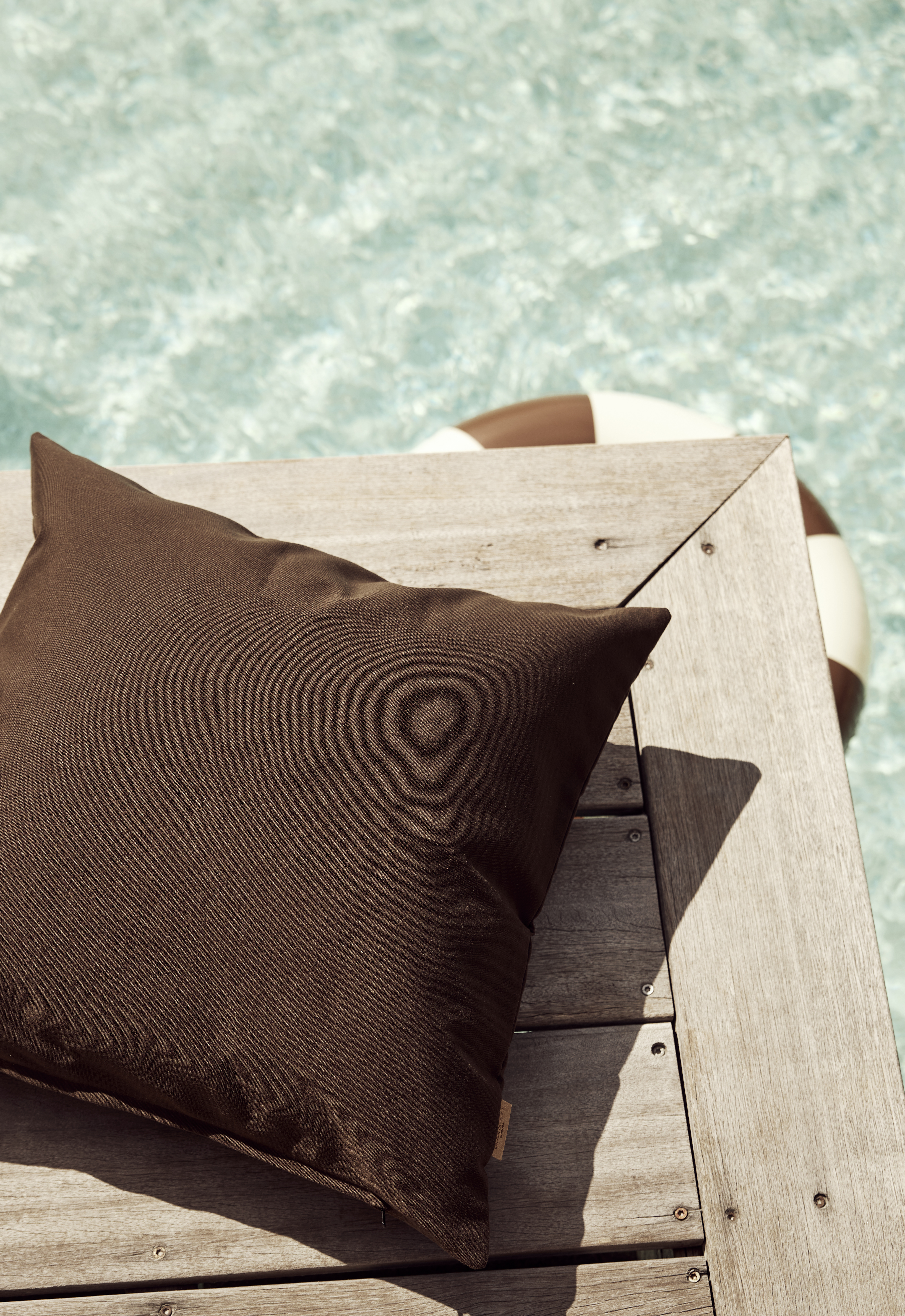 Boel &amp; Jan Outdoor Kissenbezug Braun 45x45 cm