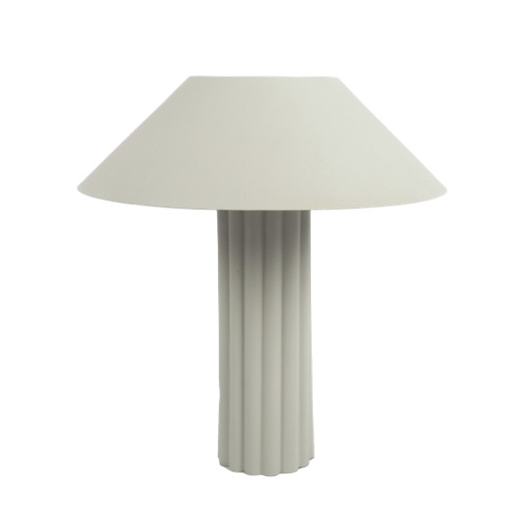 Olsson & Jensen - Lizette Pöytälamppu Beige 44 cm - Järn - Pöytävalaisimet