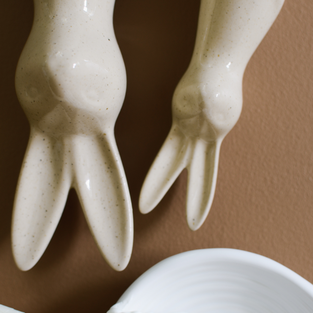 DBKD Swedish Rabbit Dekorasjon Hvit Stor