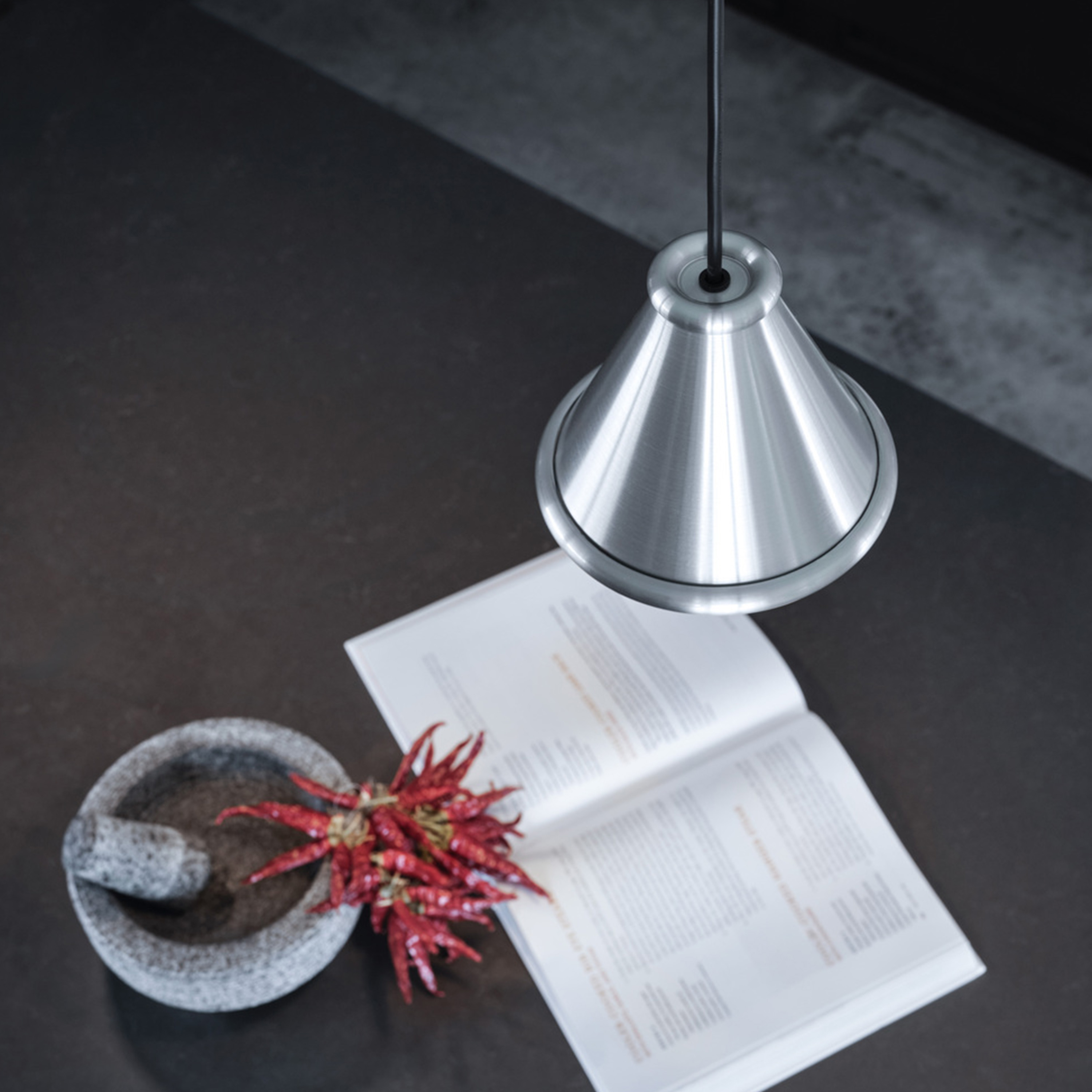 Belid Belle Kattovalaisin Harjattu Alumiini Ø15