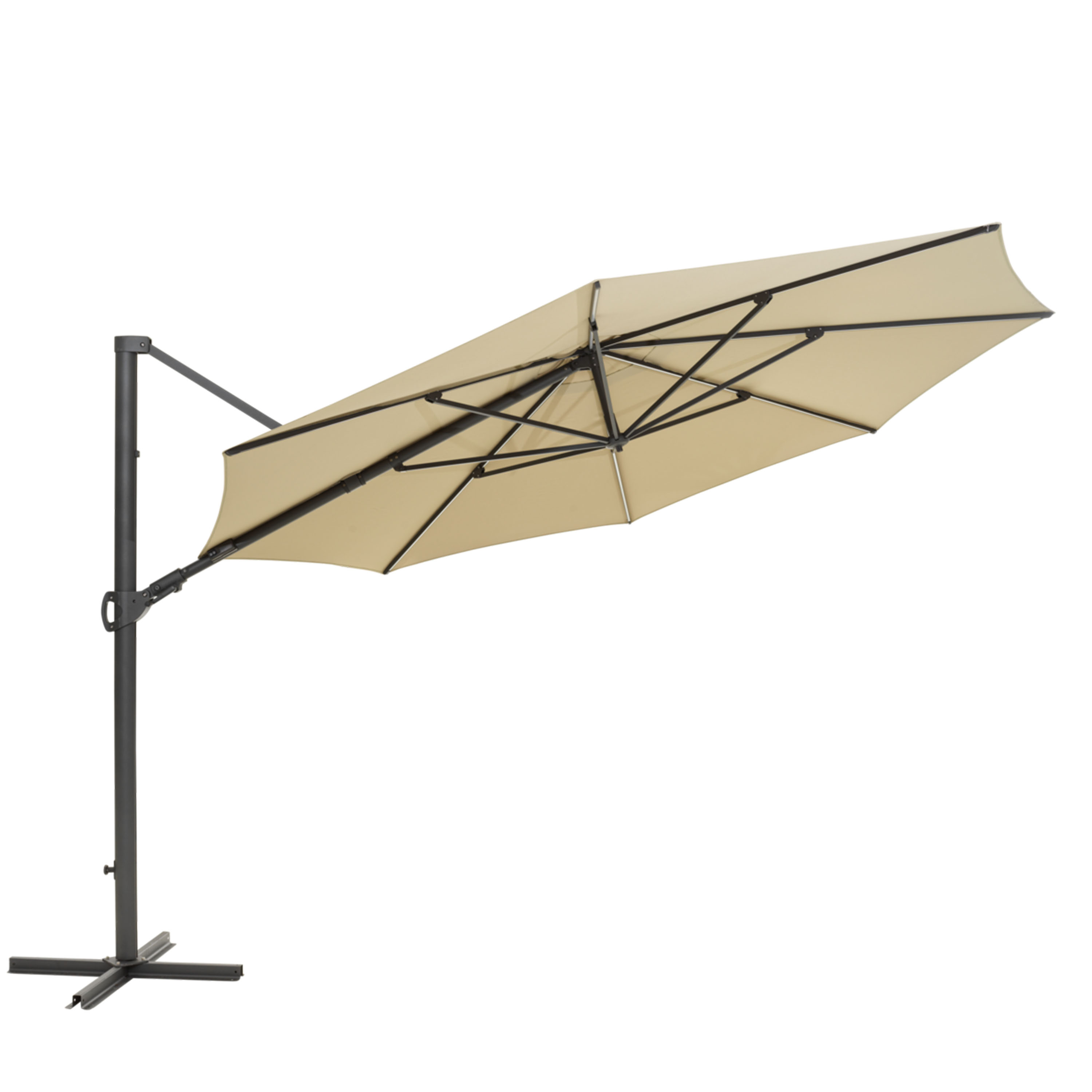 Brafab Cilento Parasoll Khaki Ø350